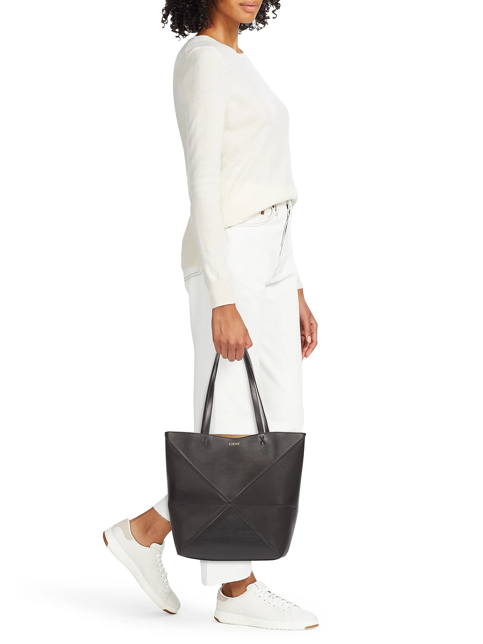 LOEWE Puzzle Shiny Leather Tote