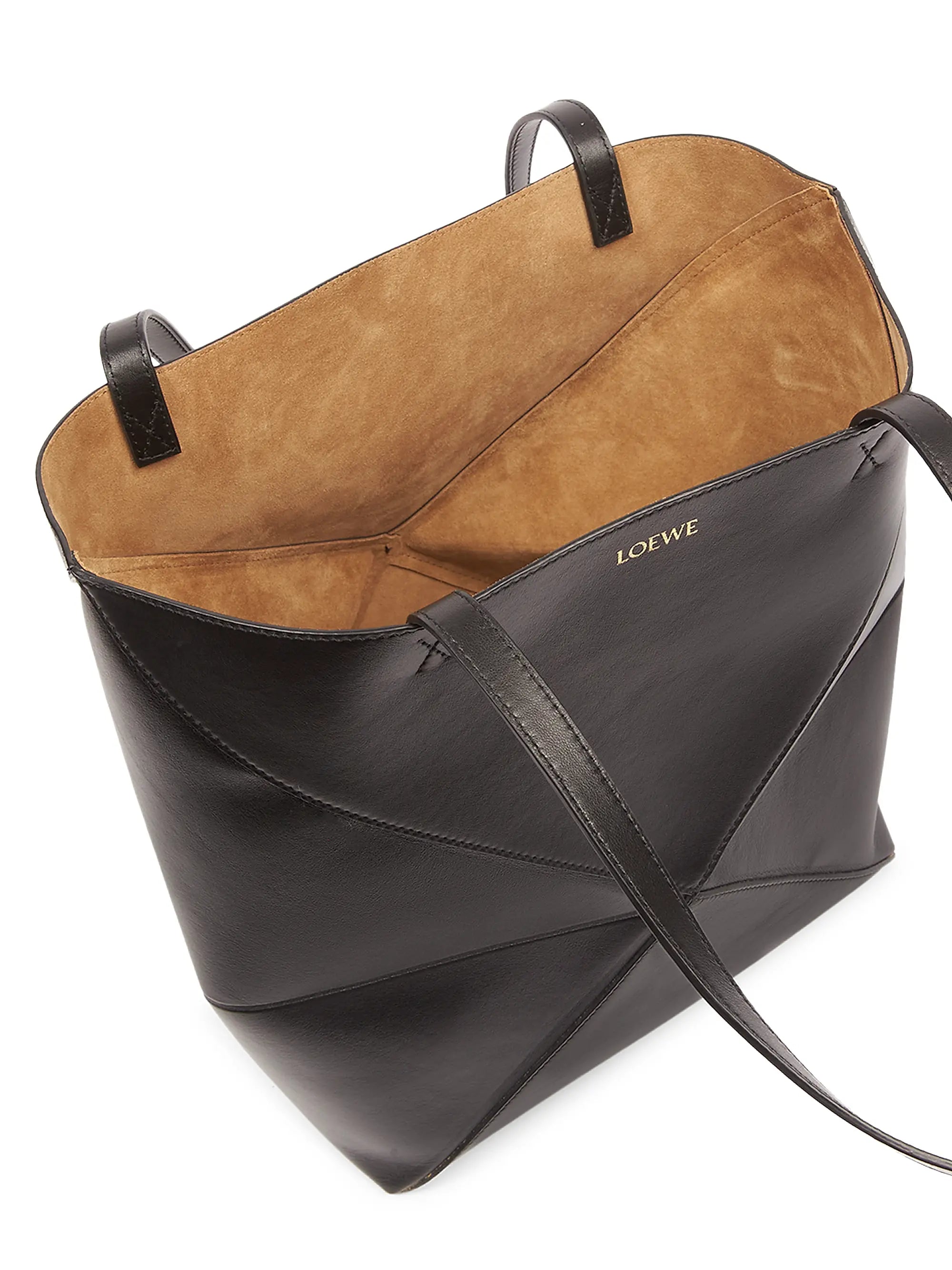 LOEWE Puzzle Shiny Leather Tote