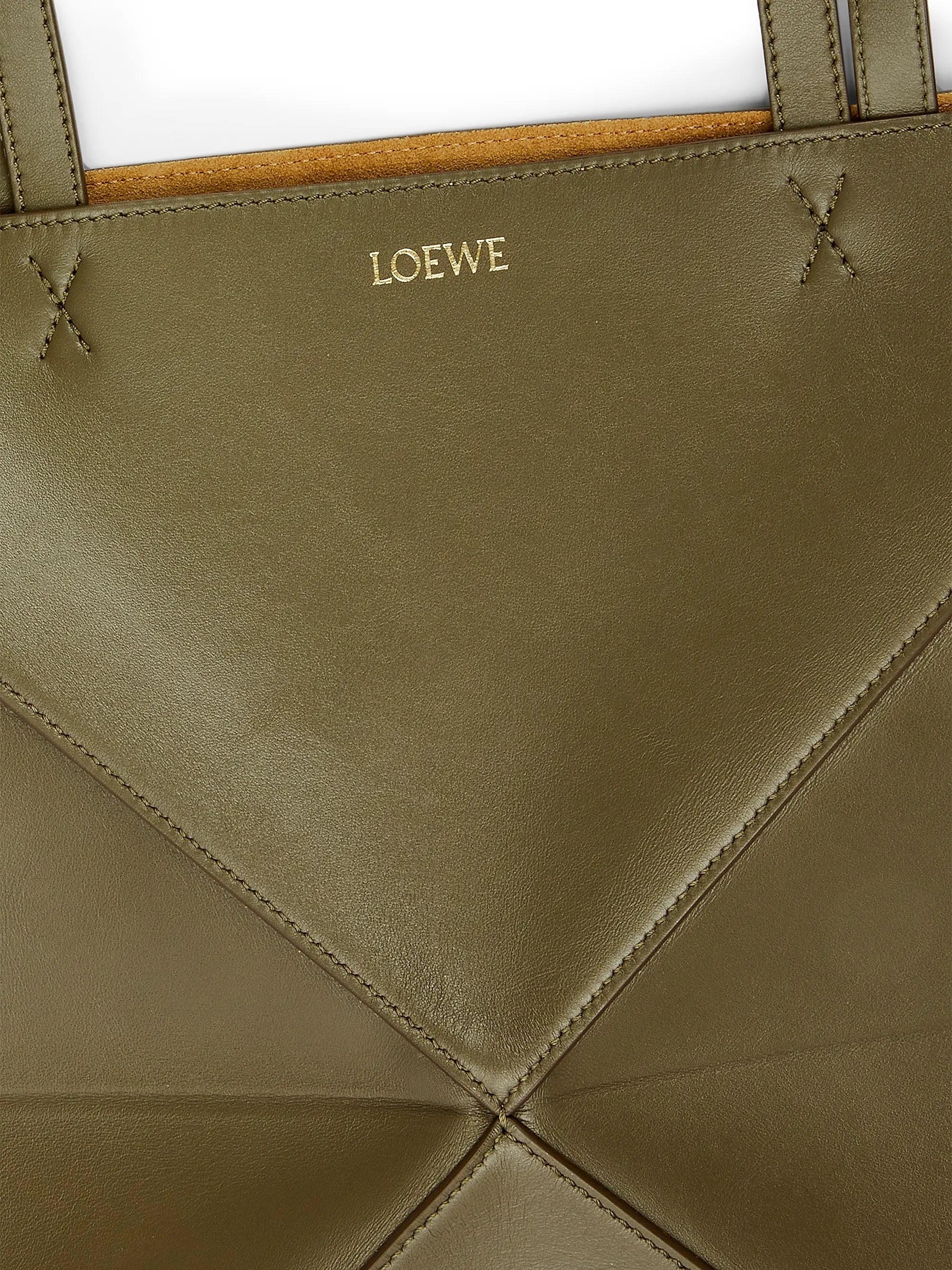 LOEWE Puzzle Shiny Leather Tote