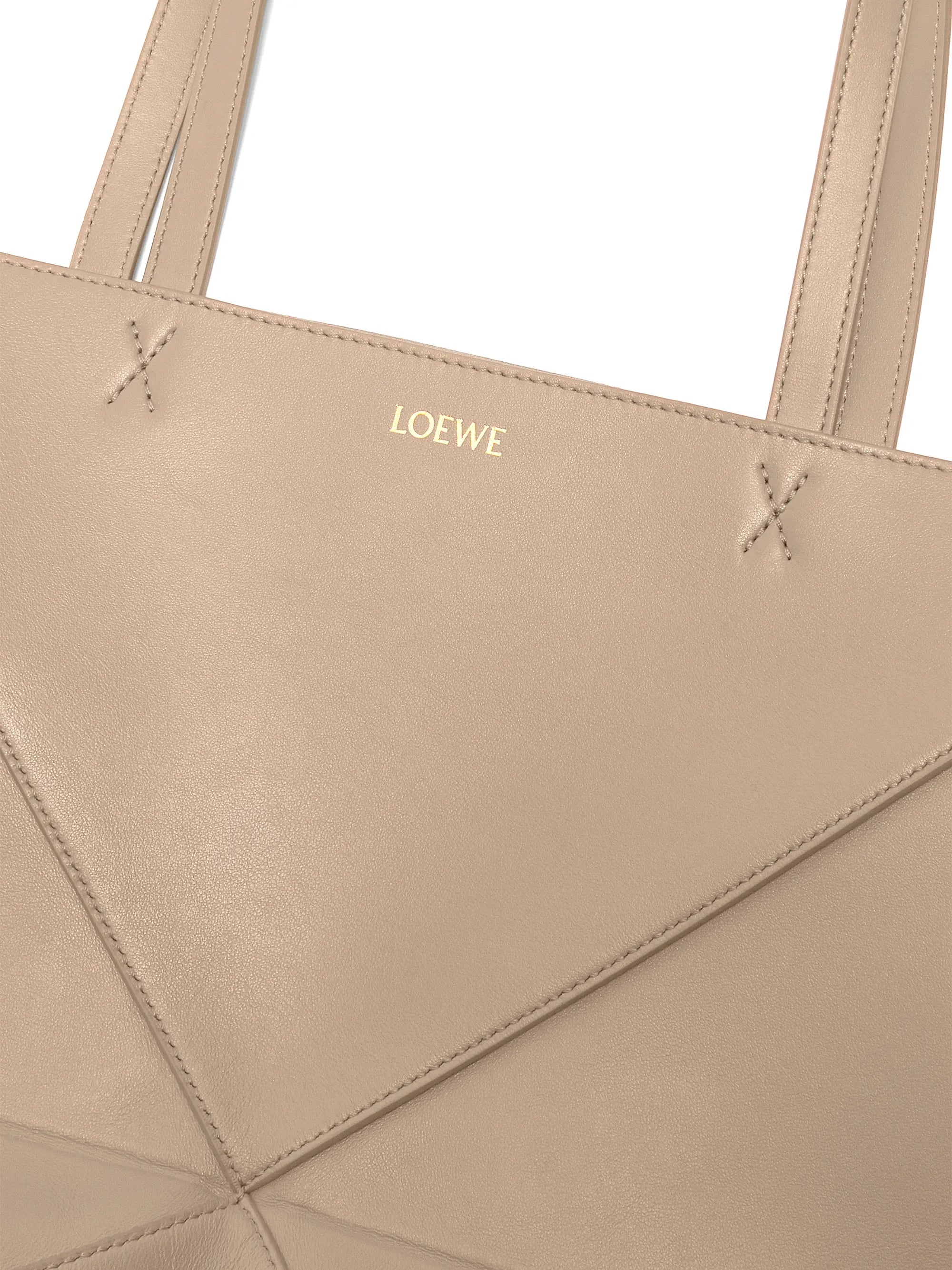 LOEWE Puzzle Shiny Leather Tote
