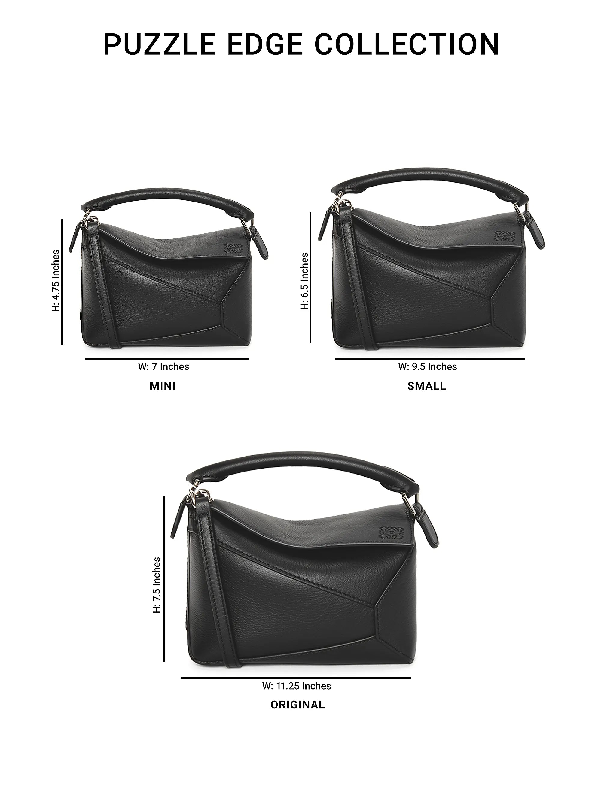 LOEWE Small Puzzle Edge Bag