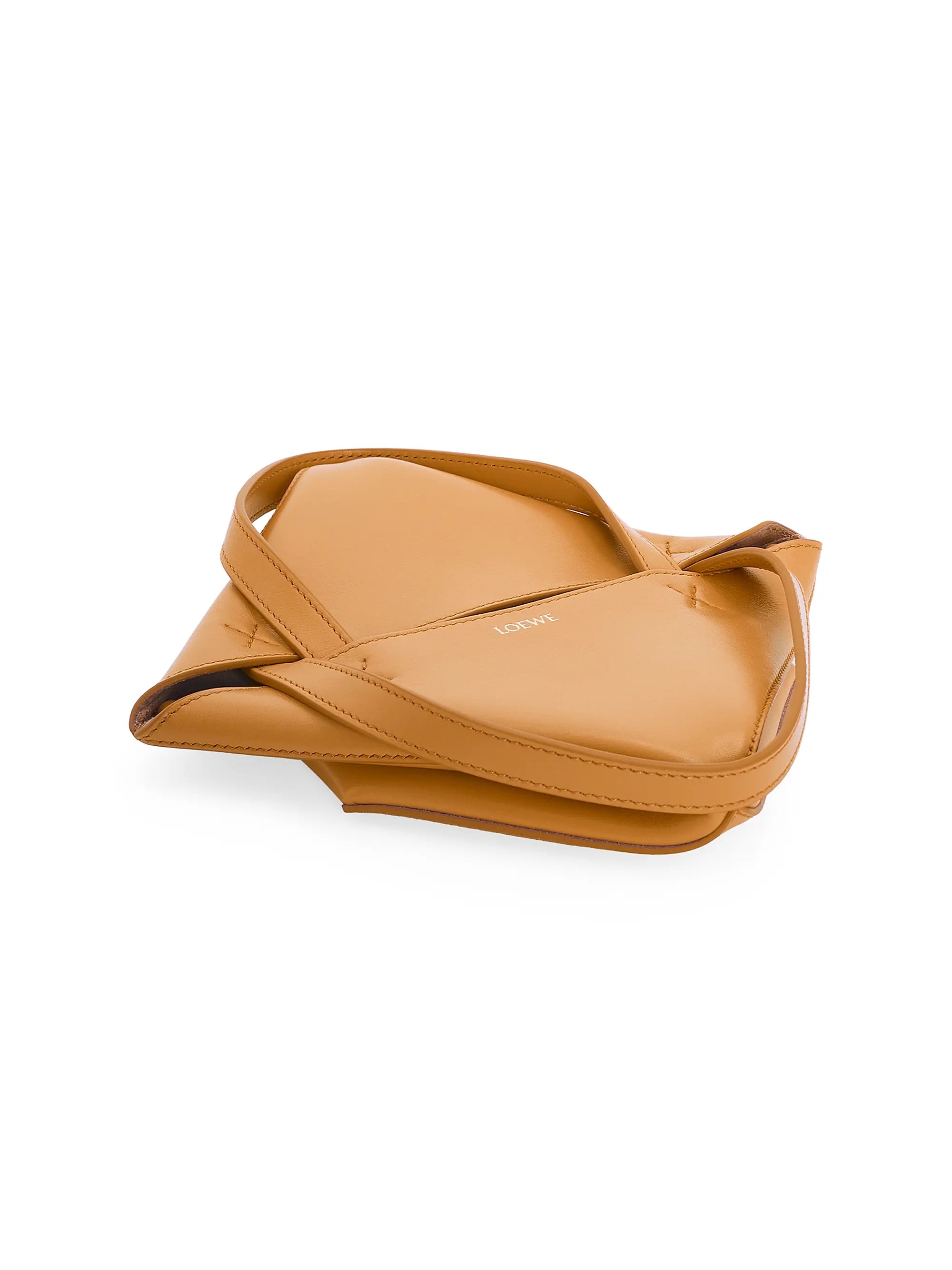 LOEWE Mini Puzzle Fold Leather Tote Bag