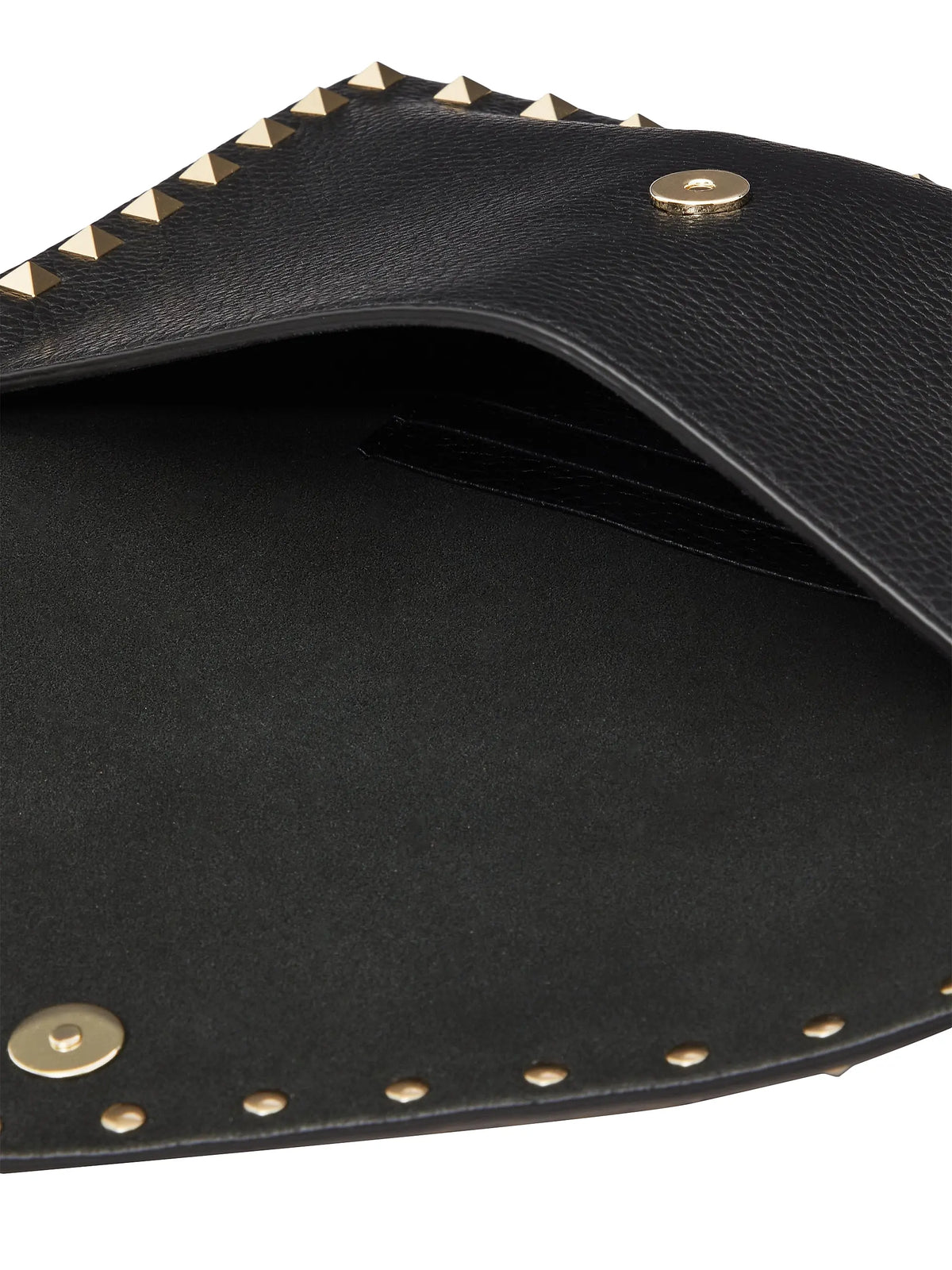 Valentino Garavani Rockstud Grainy Calfskin Pouch