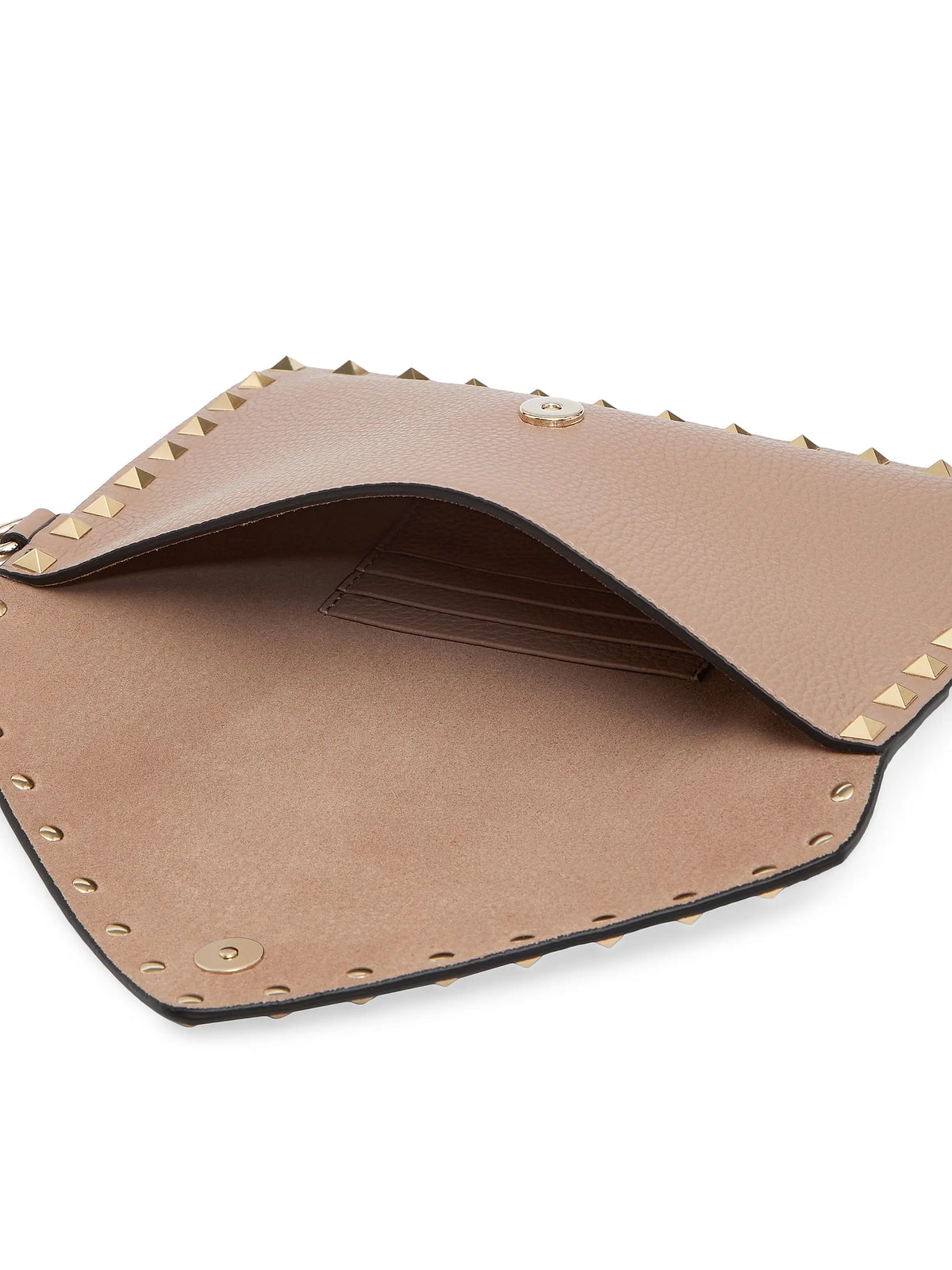 Valentino Garavani Rockstud Grainy Calfskin Pouch