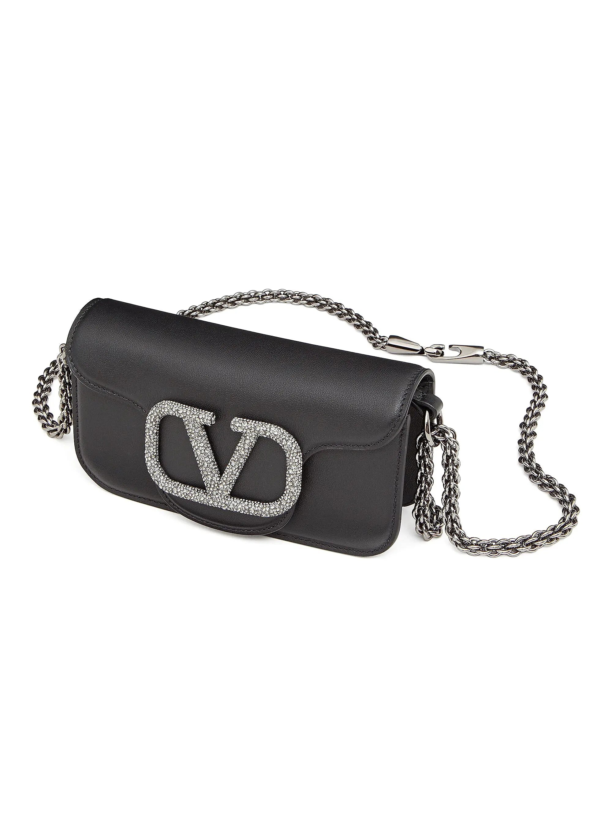 Valentino Garavani Valentino Garavani Locò Small Shoulder Bag With Jewel Logo