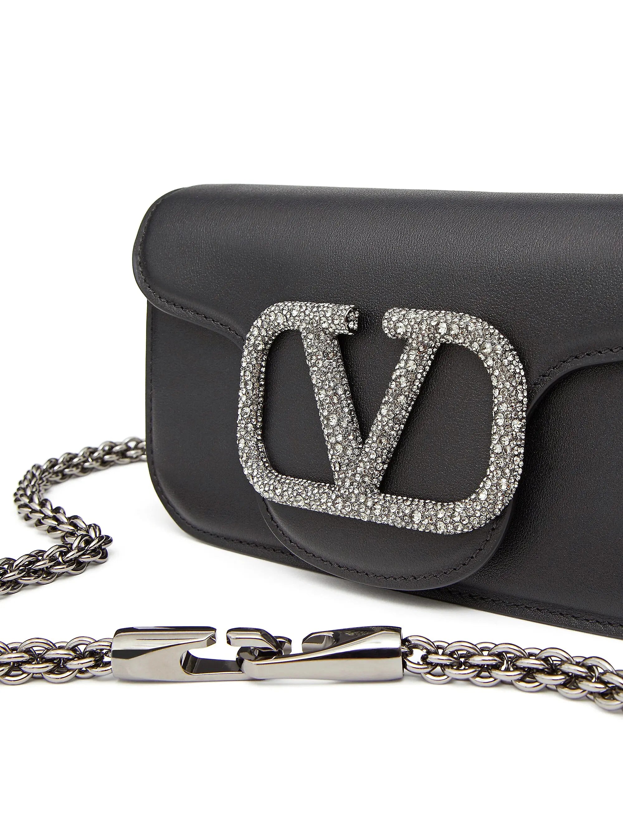 Valentino Garavani Valentino Garavani Locò Small Shoulder Bag With Jewel Logo