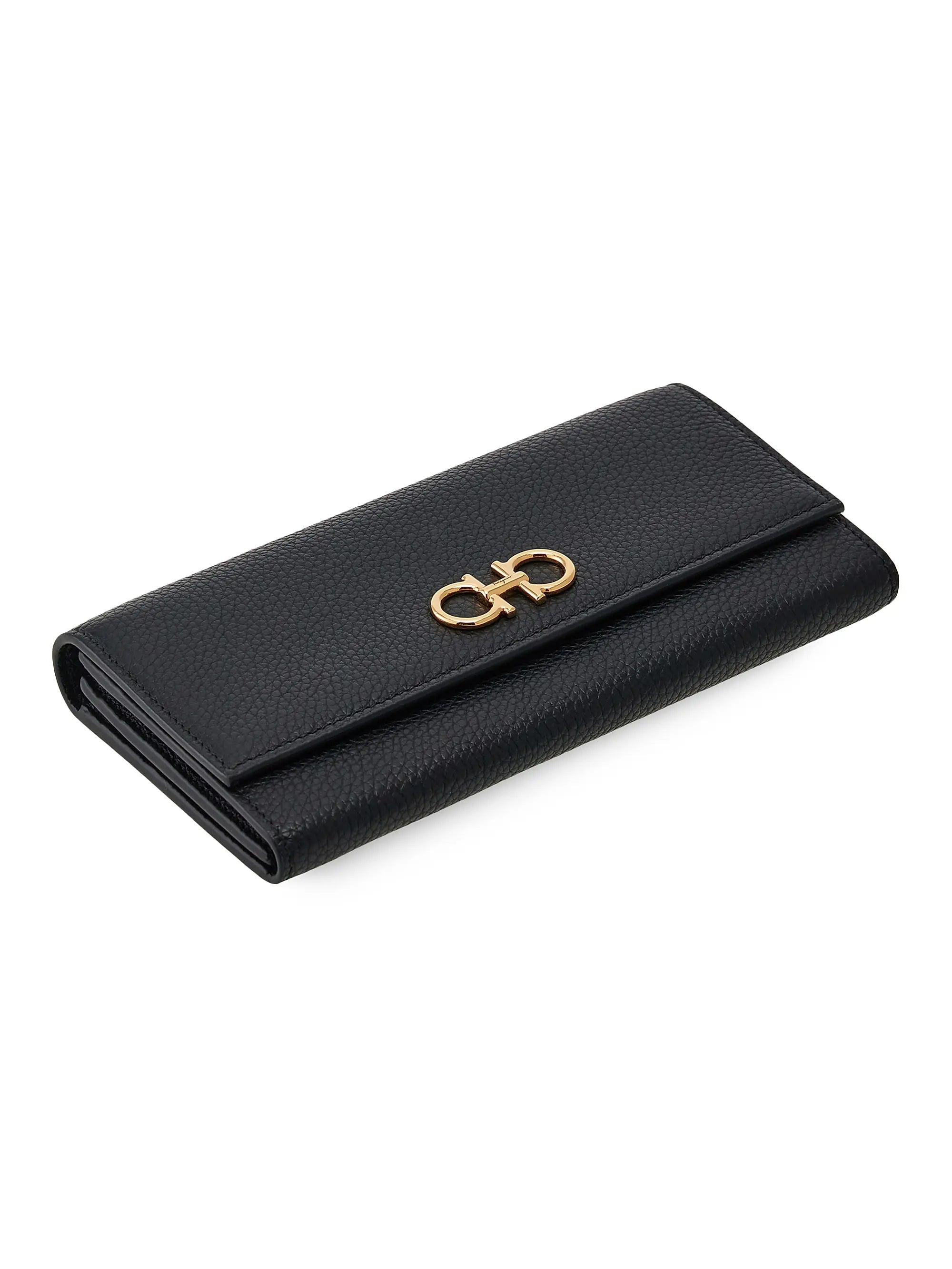 FERRAGAMO Gancini Soft Wallet-on-Chain