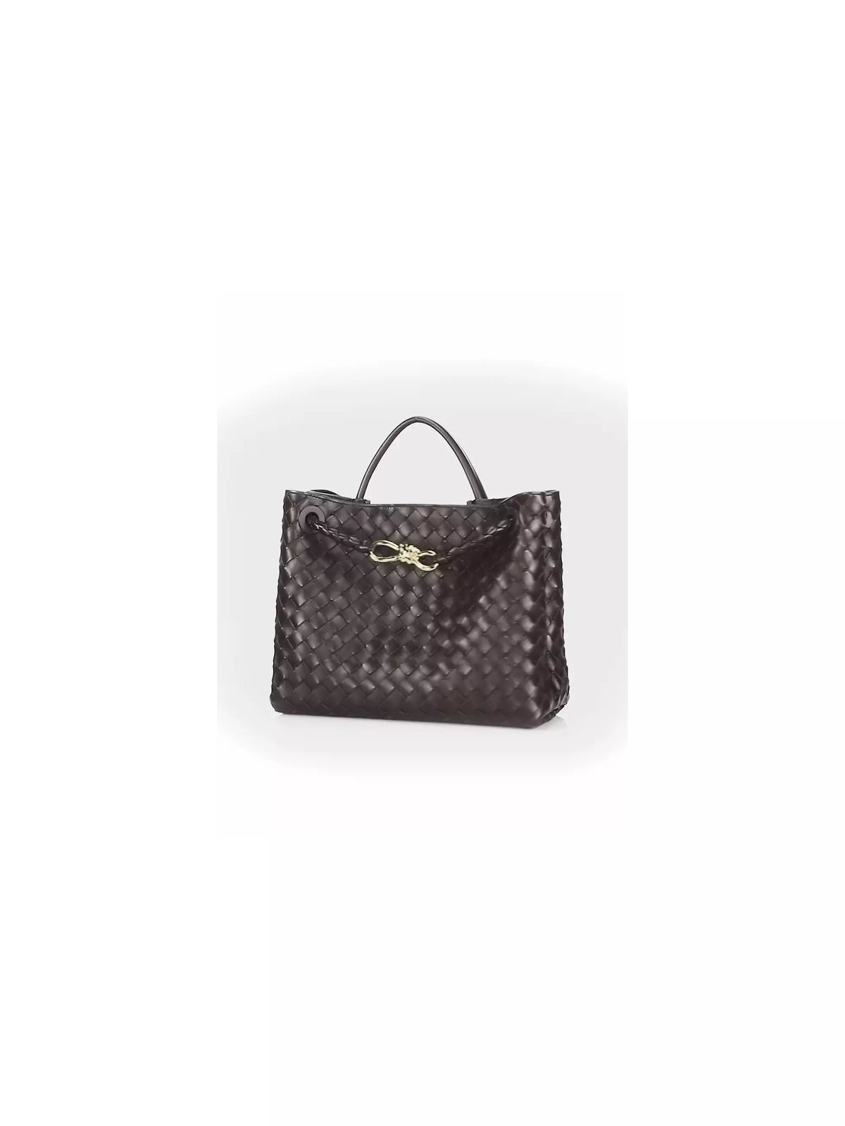 Bottega Veneta Medium Andiamo Intrecciato Leather Top-Handle Bag