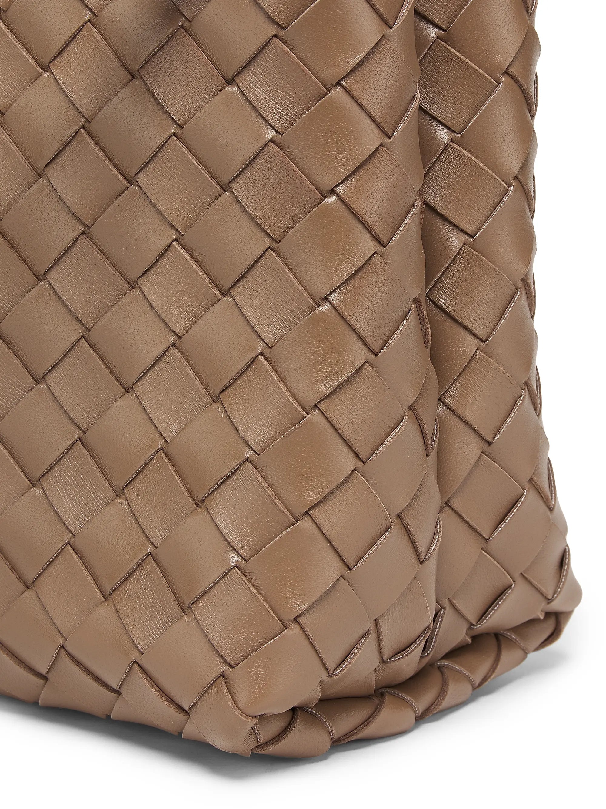 Bottega Veneta Small Andiamo Intrecciato Leather Top-Handle Bag