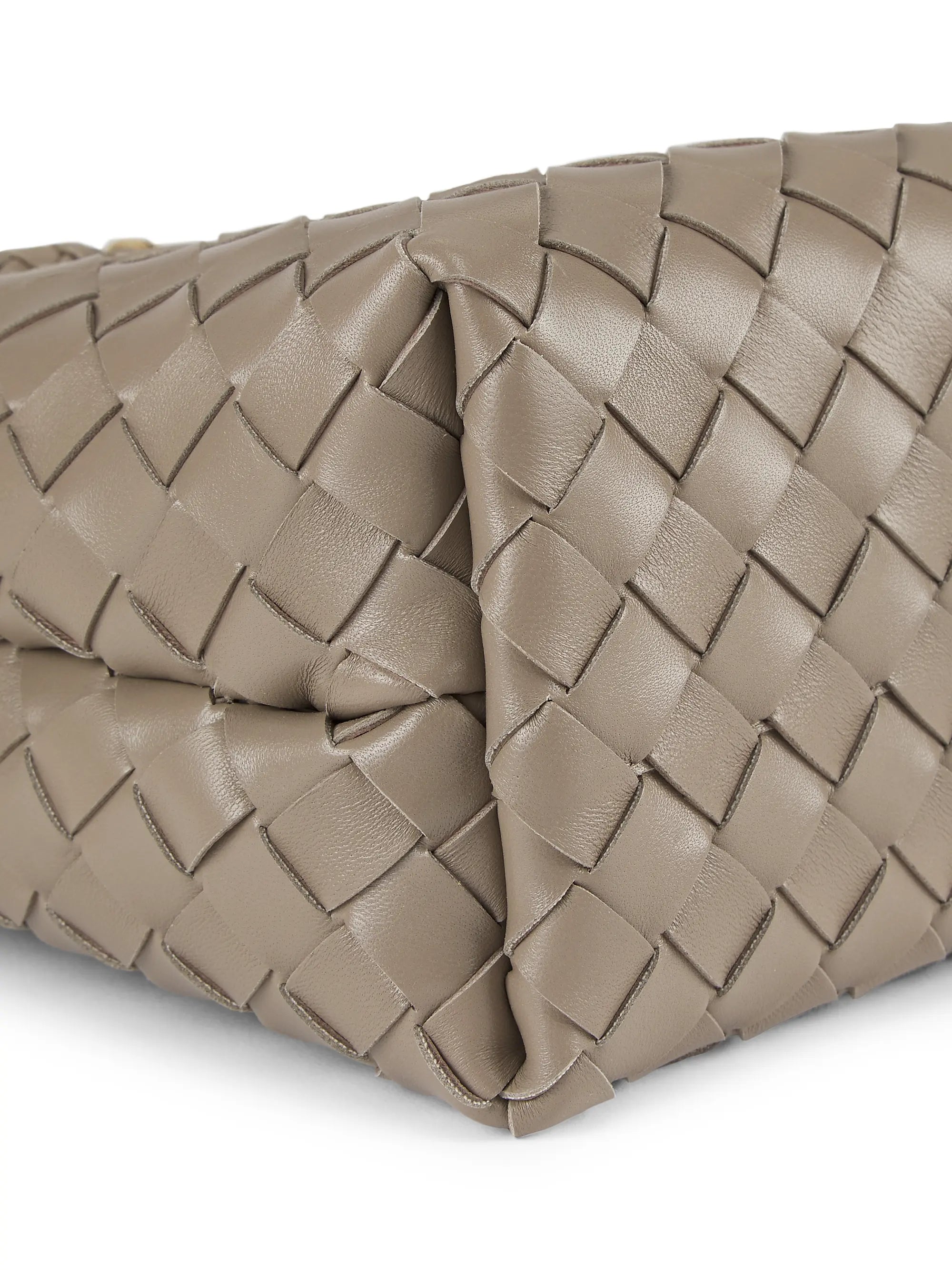 Bottega Veneta Small Andiamo Intrecciato Leather Top-Handle Bag