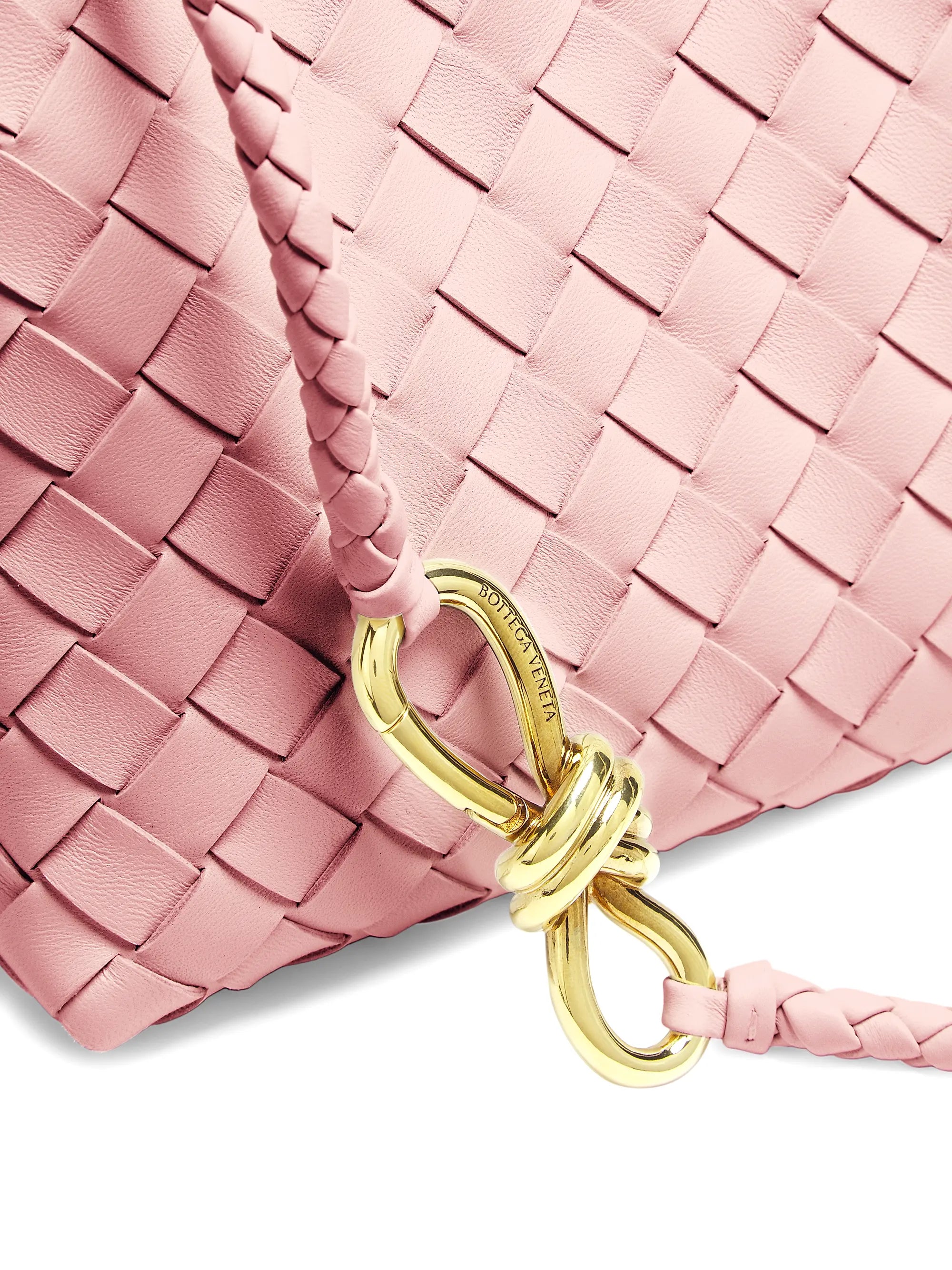 Bottega Veneta Small Andiamo Intrecciato Leather Top-Handle Bag