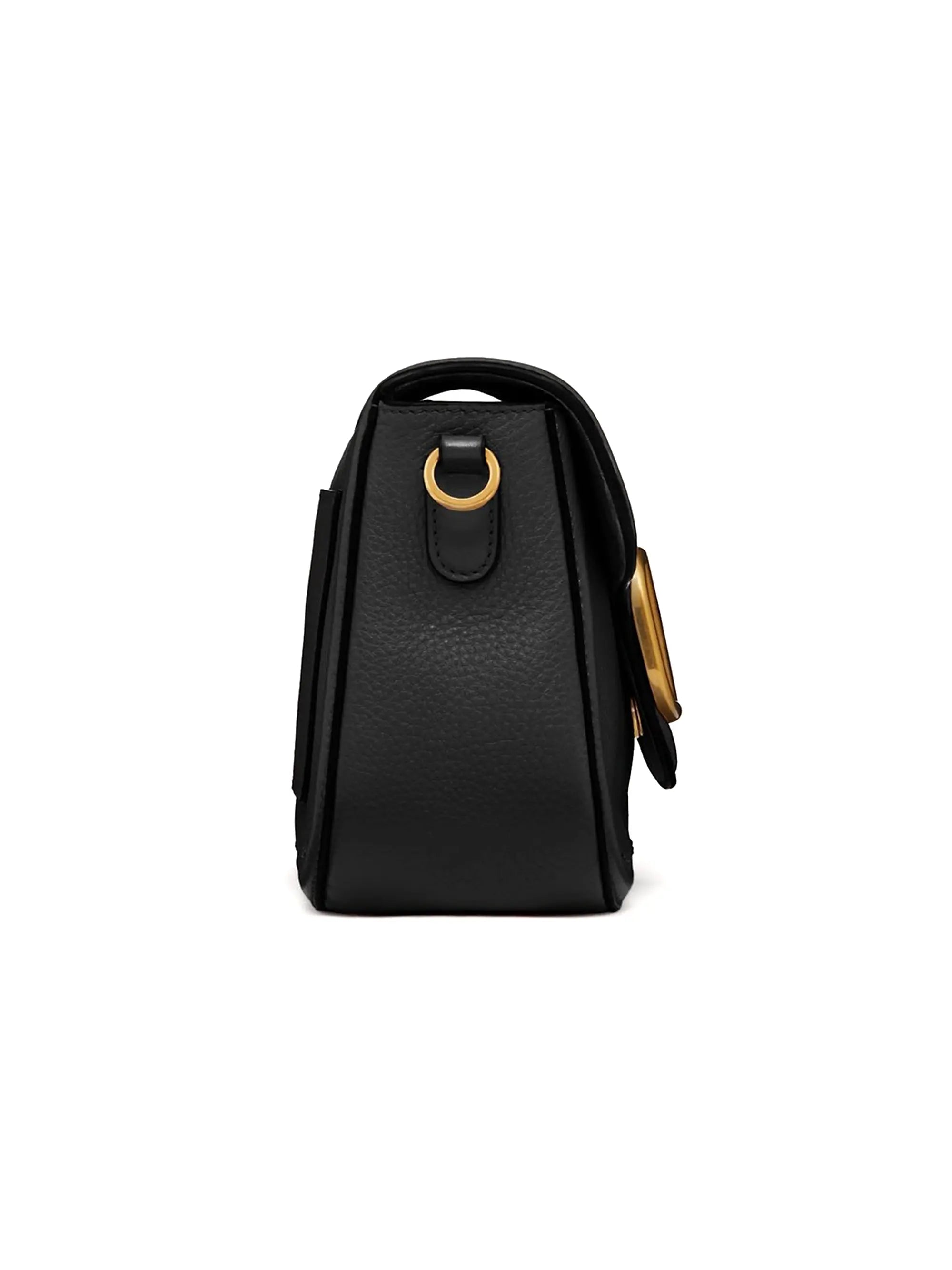 Valentino Garavani Alltime Grainy Calfskin Shoulder Bag