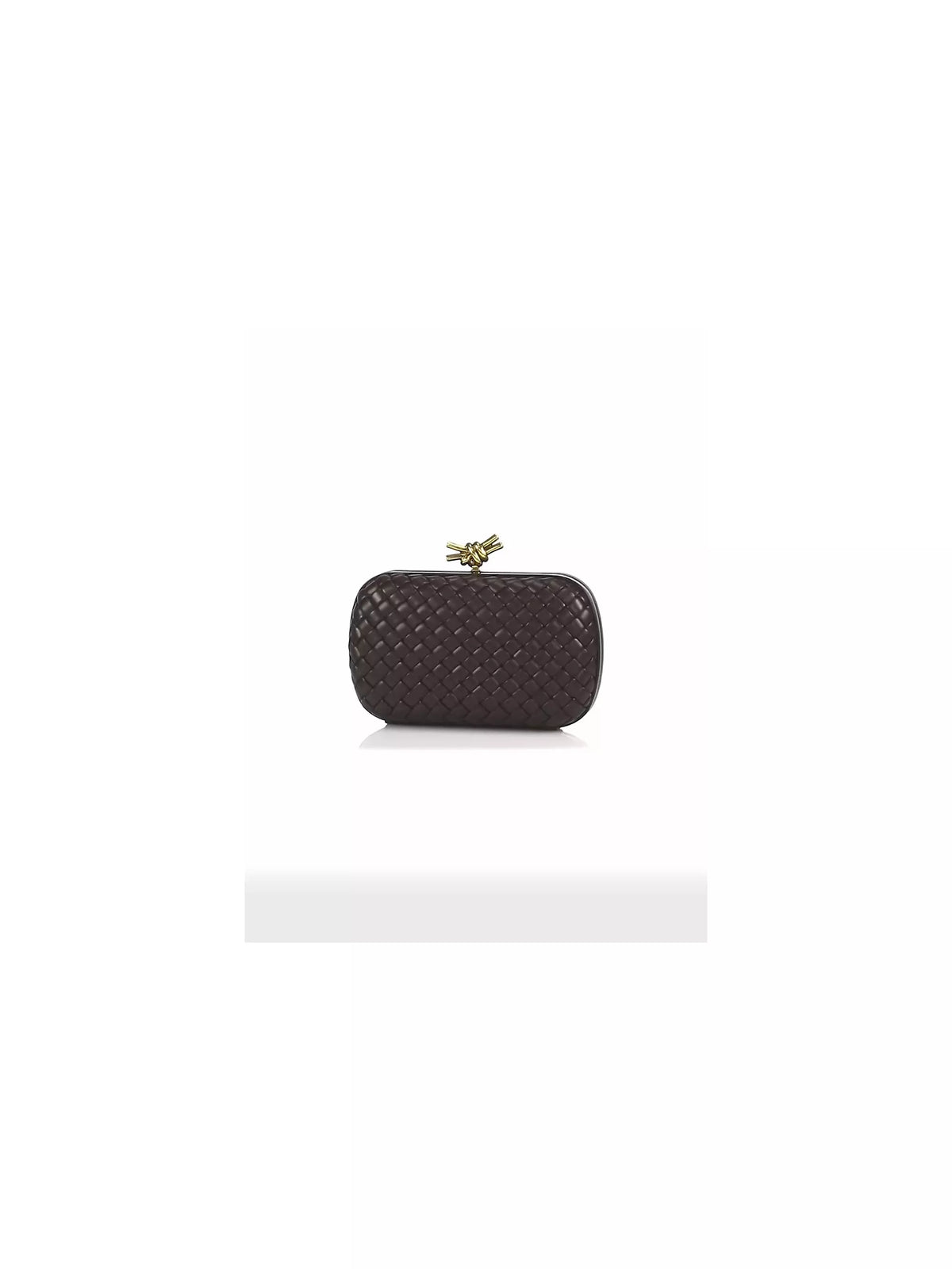 Bottega Veneta Knot Padded Intreccio Leather Minaudière