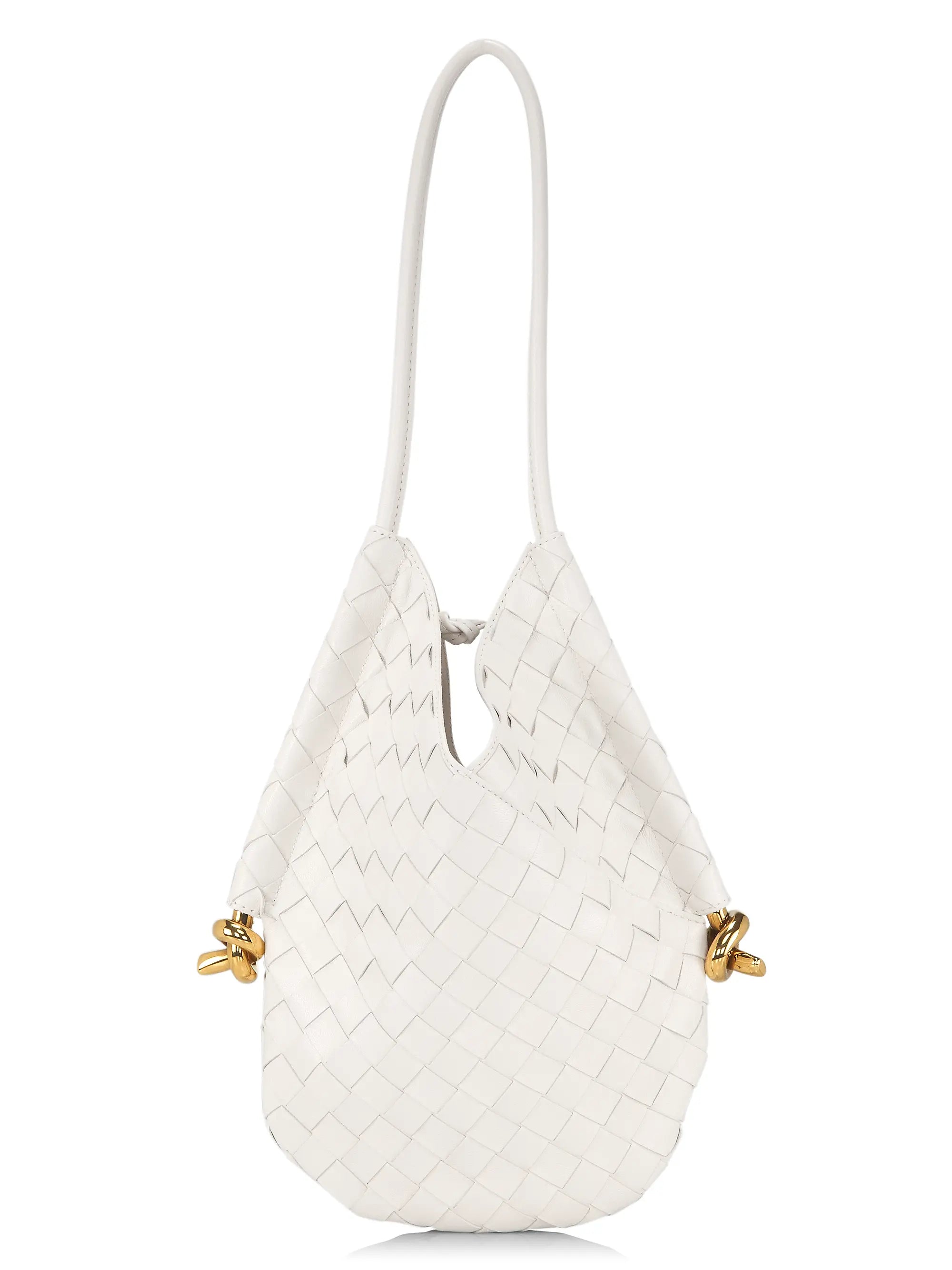 Bottega Veneta Solstice Small Intrecciato Leather Shoulder Bag