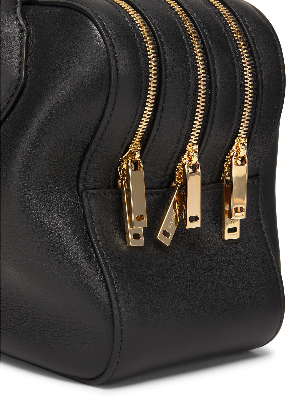 FERRAGAMO Star Leather Top-Handle Bag