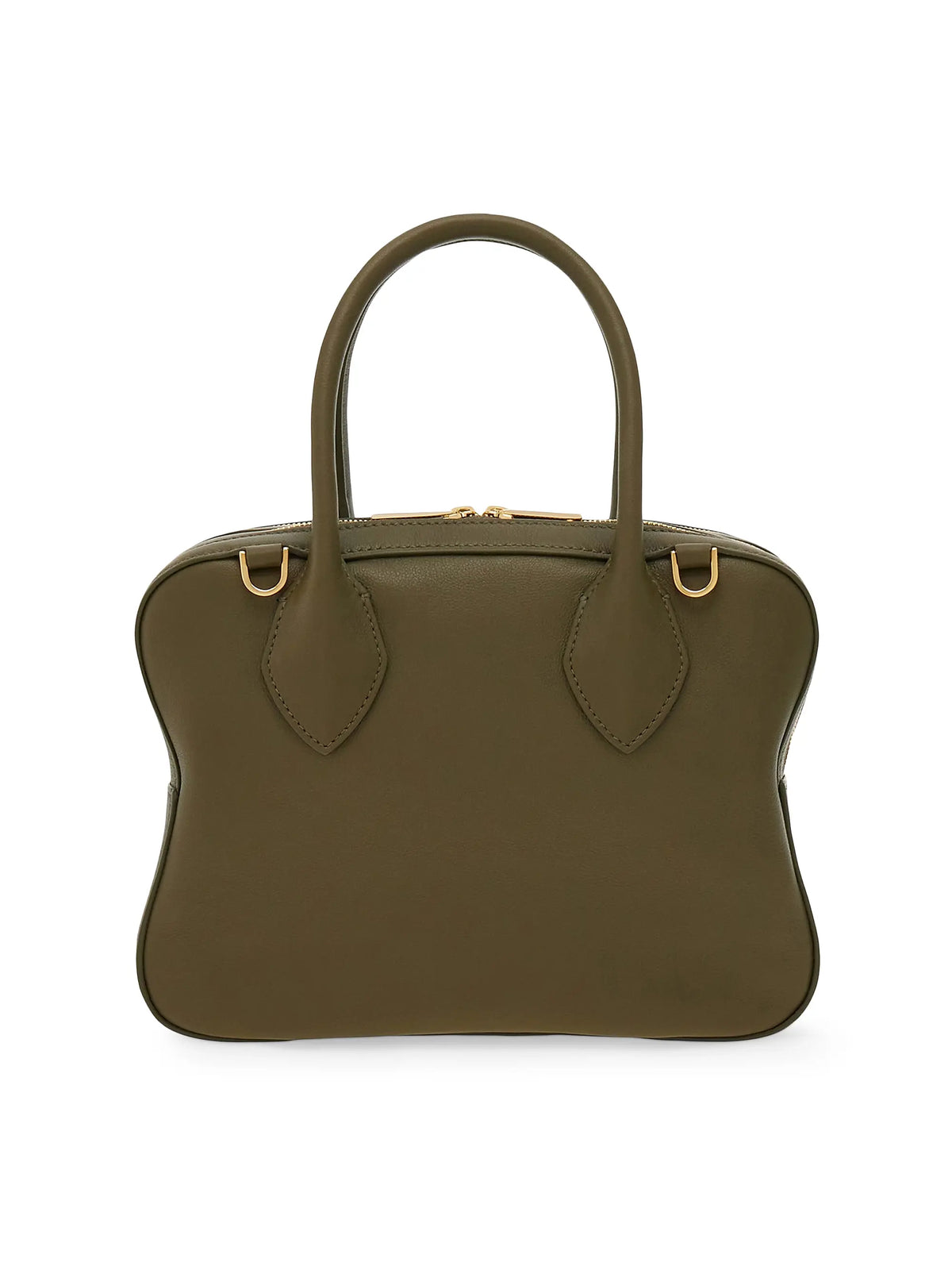 FERRAGAMO Star Leather Top-Handle Bag