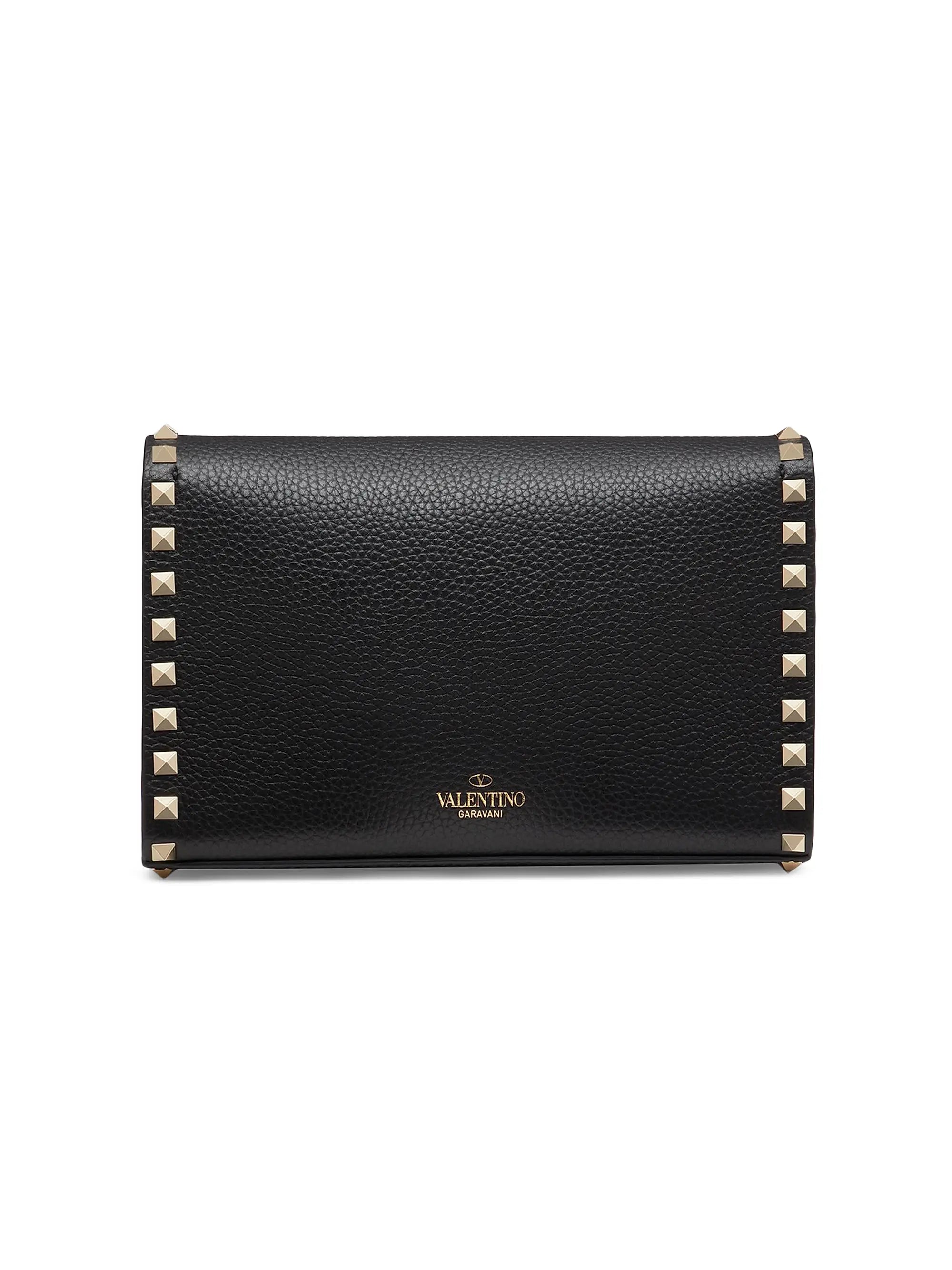 Valentino Garavani Small Rockstud Grainy Calfskin Crossbody Bag