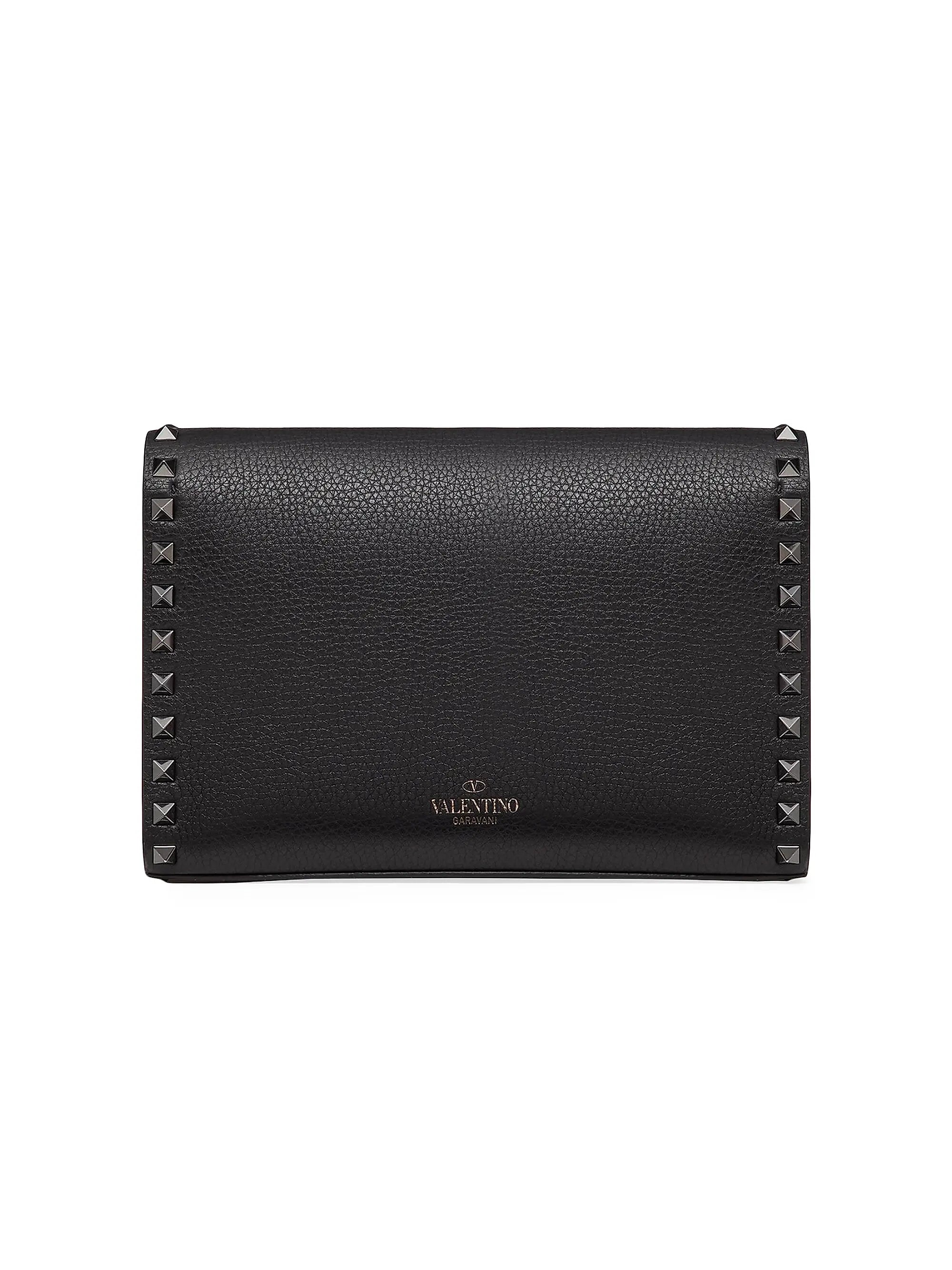 Valentino Garavani Small Rockstud Grainy Calfskin Crossbody Bag