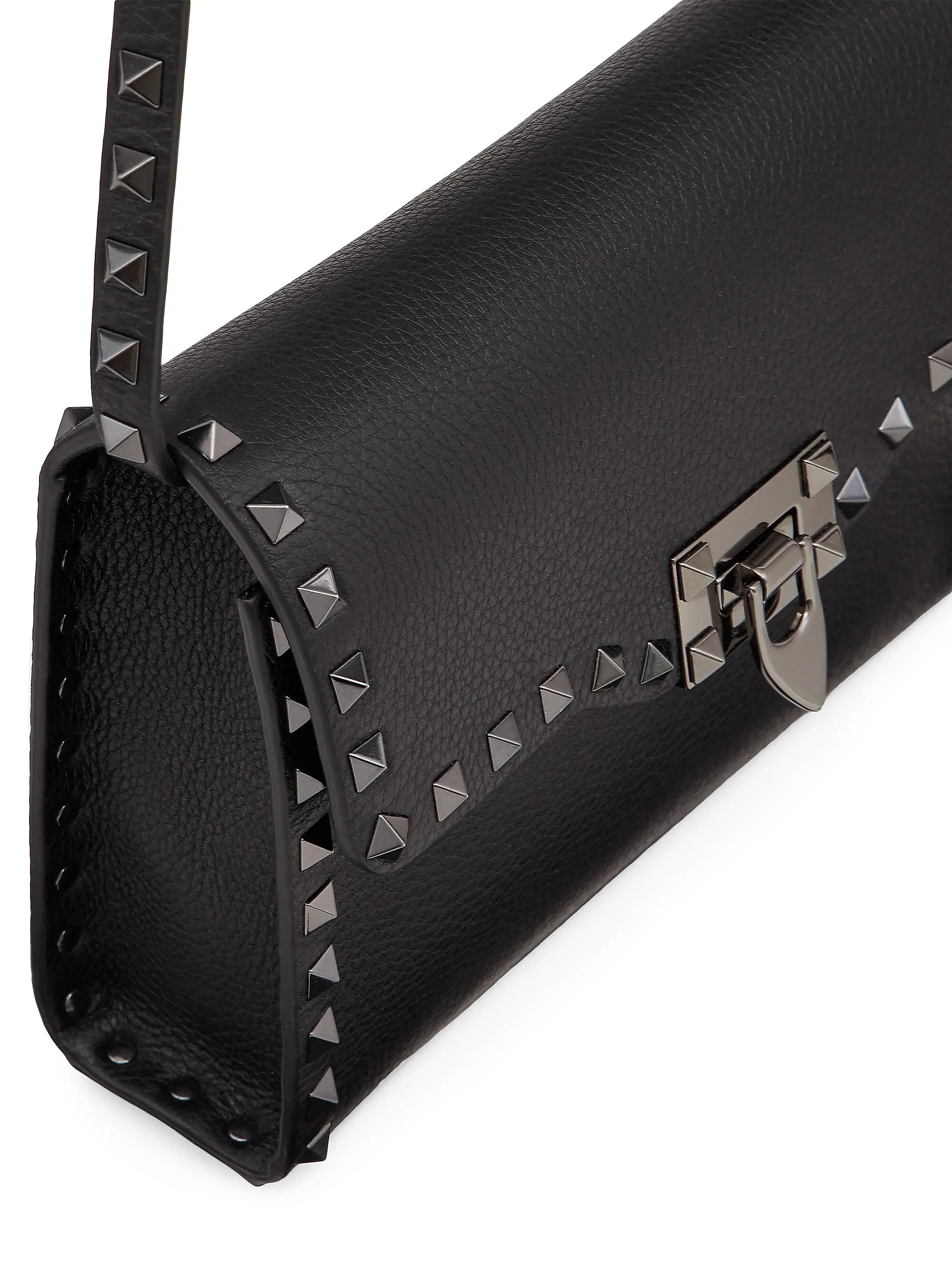 Valentino Garavani Small Rockstud Grainy Calfskin Crossbody Bag