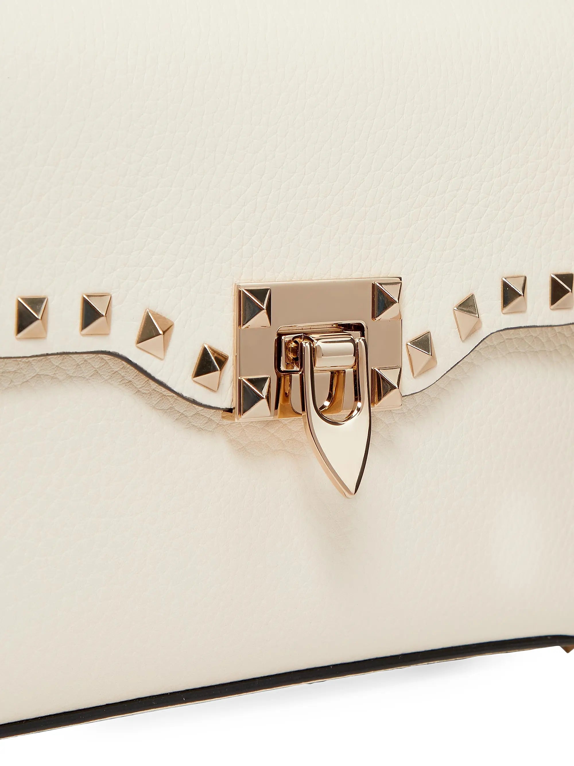 Valentino Garavani Small Rockstud Grainy Calfskin Crossbody Bag