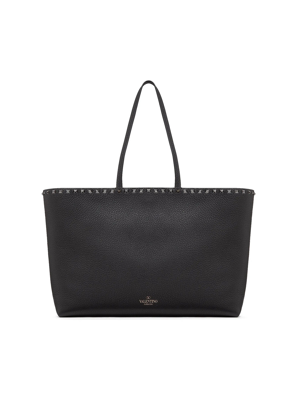 Valentino Garavani Rockstud Grainy Calfskin Tote Bag