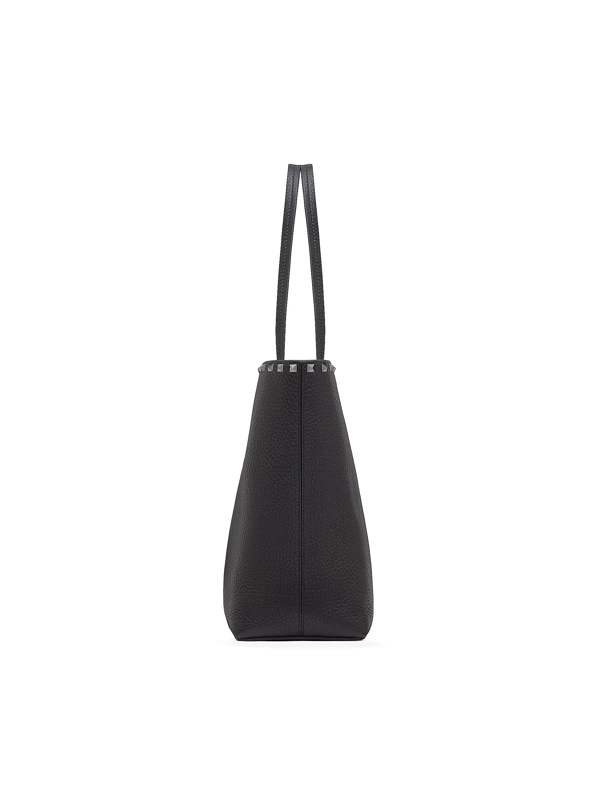 Valentino Garavani Rockstud Grainy Calfskin Tote Bag