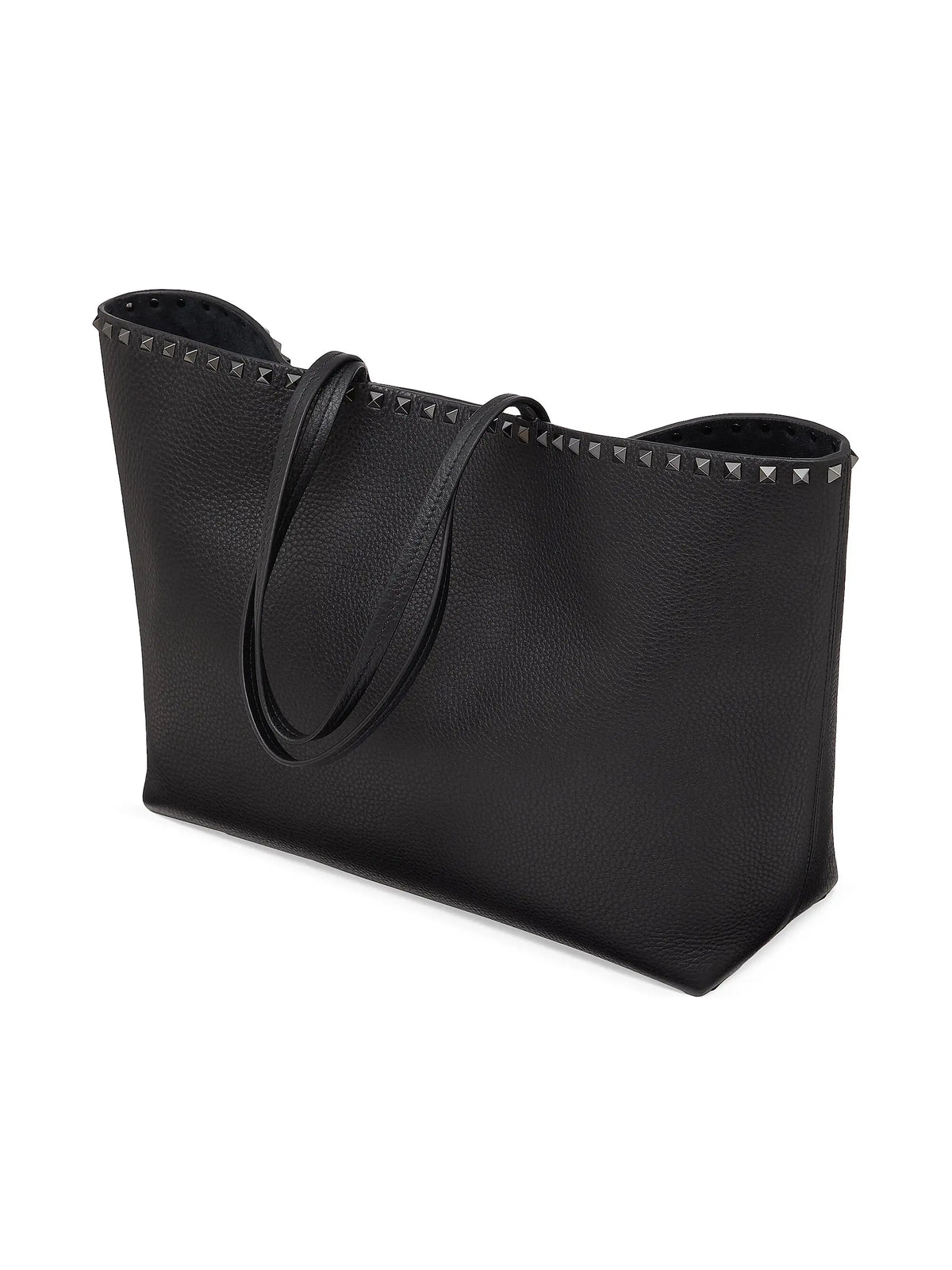 Valentino Garavani Rockstud Grainy Calfskin Tote Bag