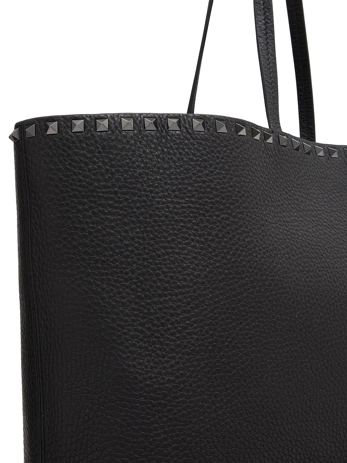 Valentino Garavani Rockstud Grainy Calfskin Tote Bag