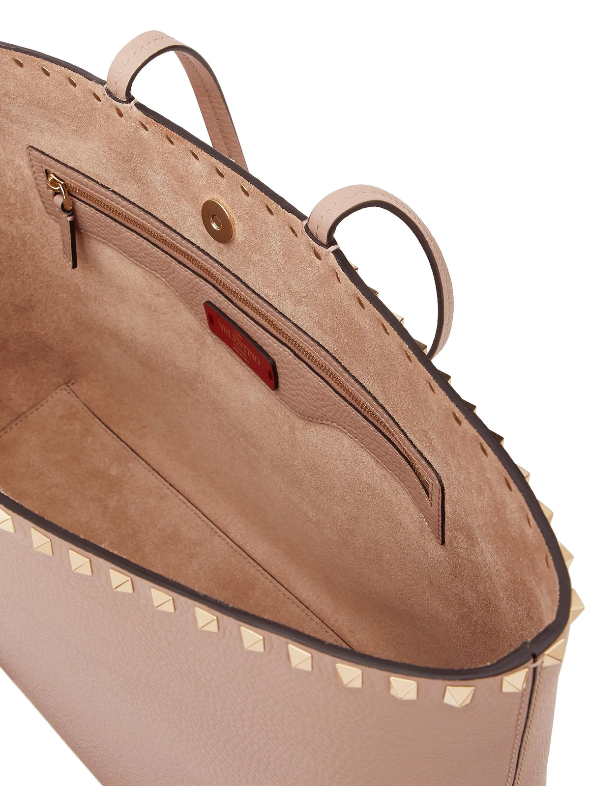 Valentino Garavani Rockstud Grainy Calfskin Tote Bag