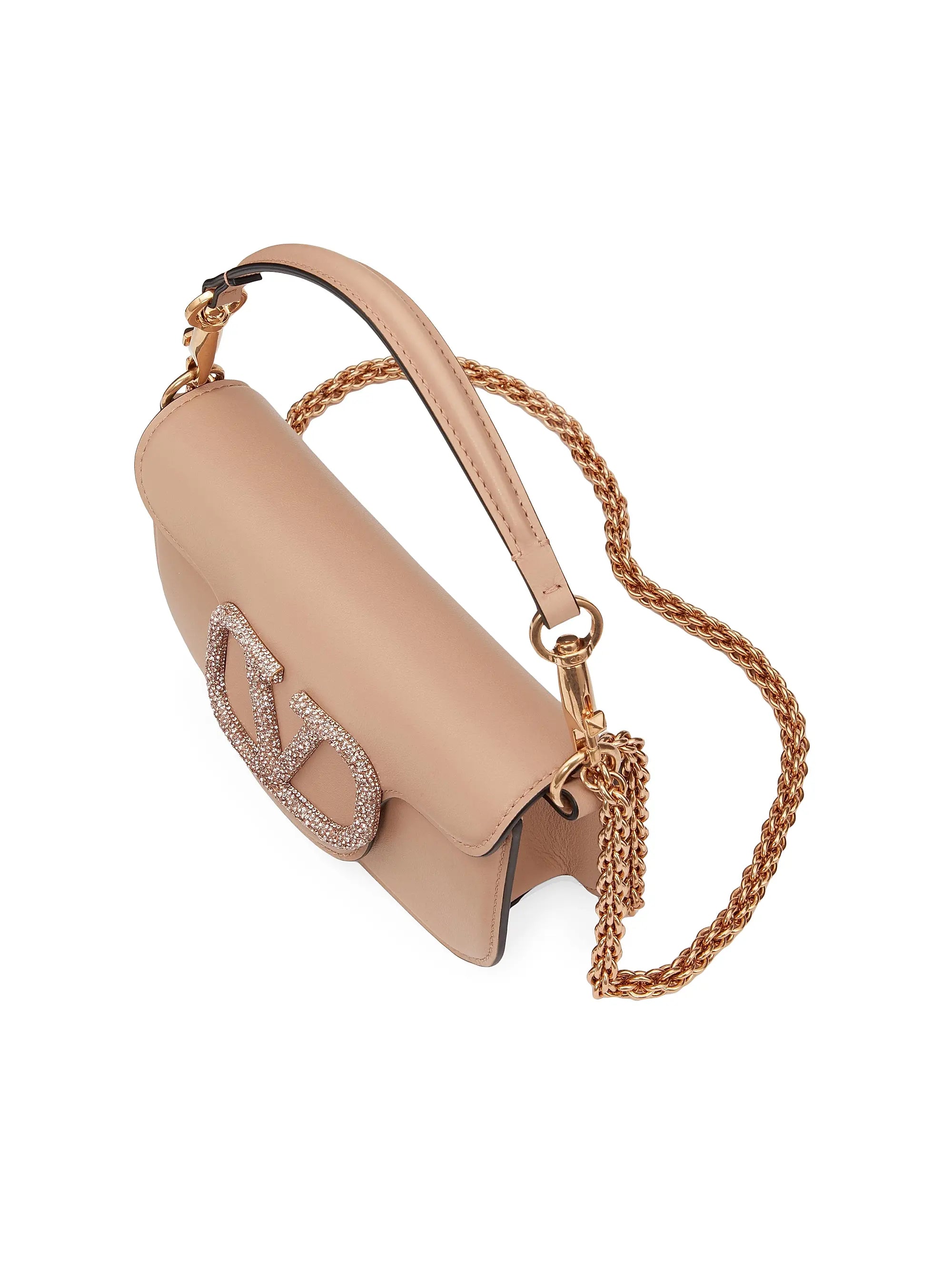 Valentino Garavani Locò Small Shoulder Bag With Jewel Logo