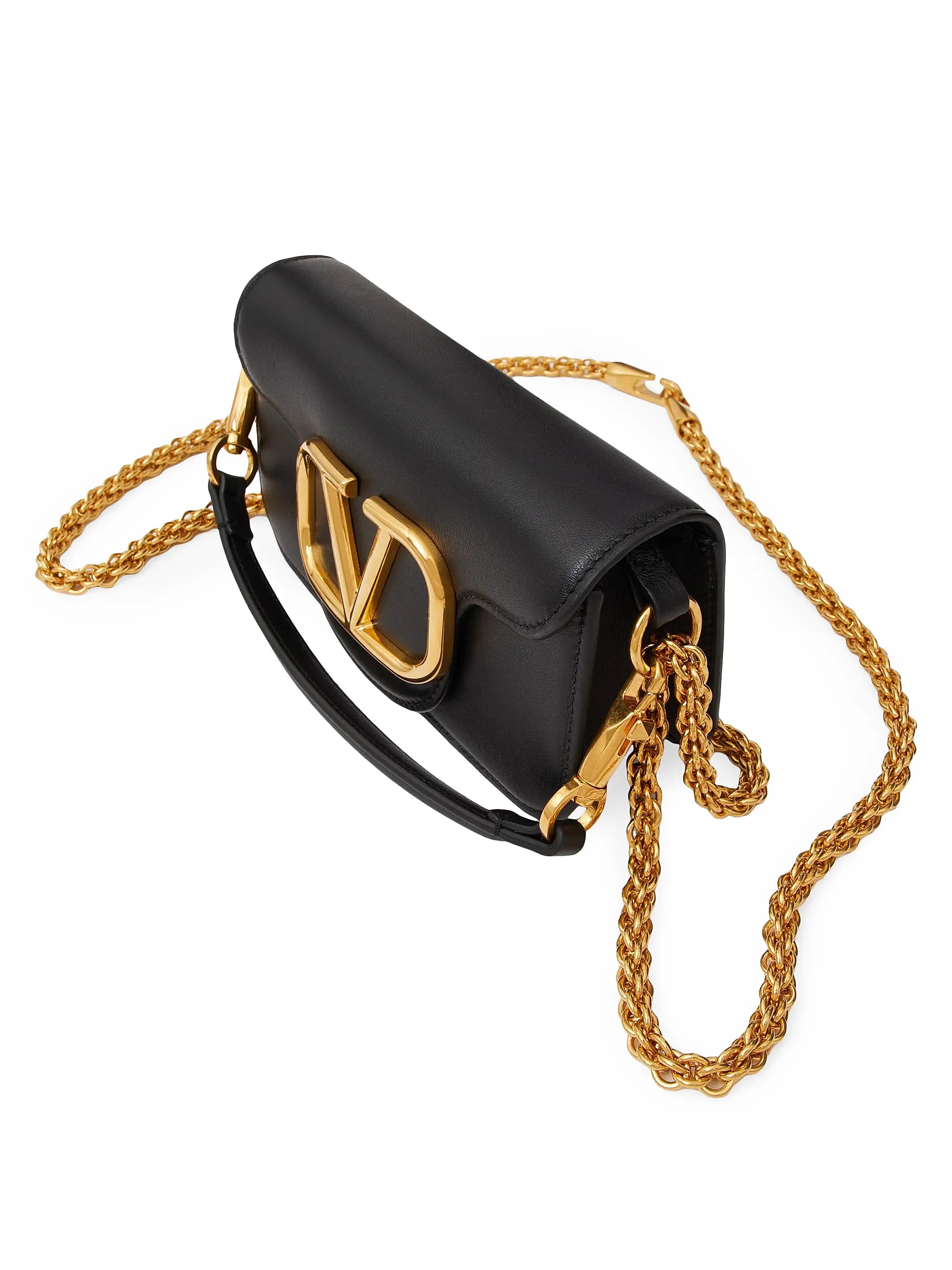 Valentino Garavani Locò Small Shoulder Bag in Calfskin