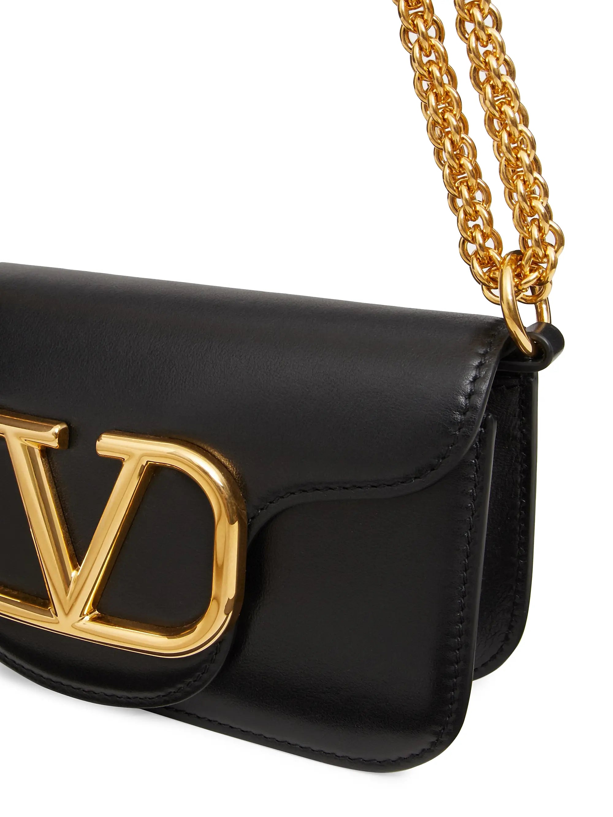 Valentino Garavani Locò Small Shoulder Bag in Calfskin