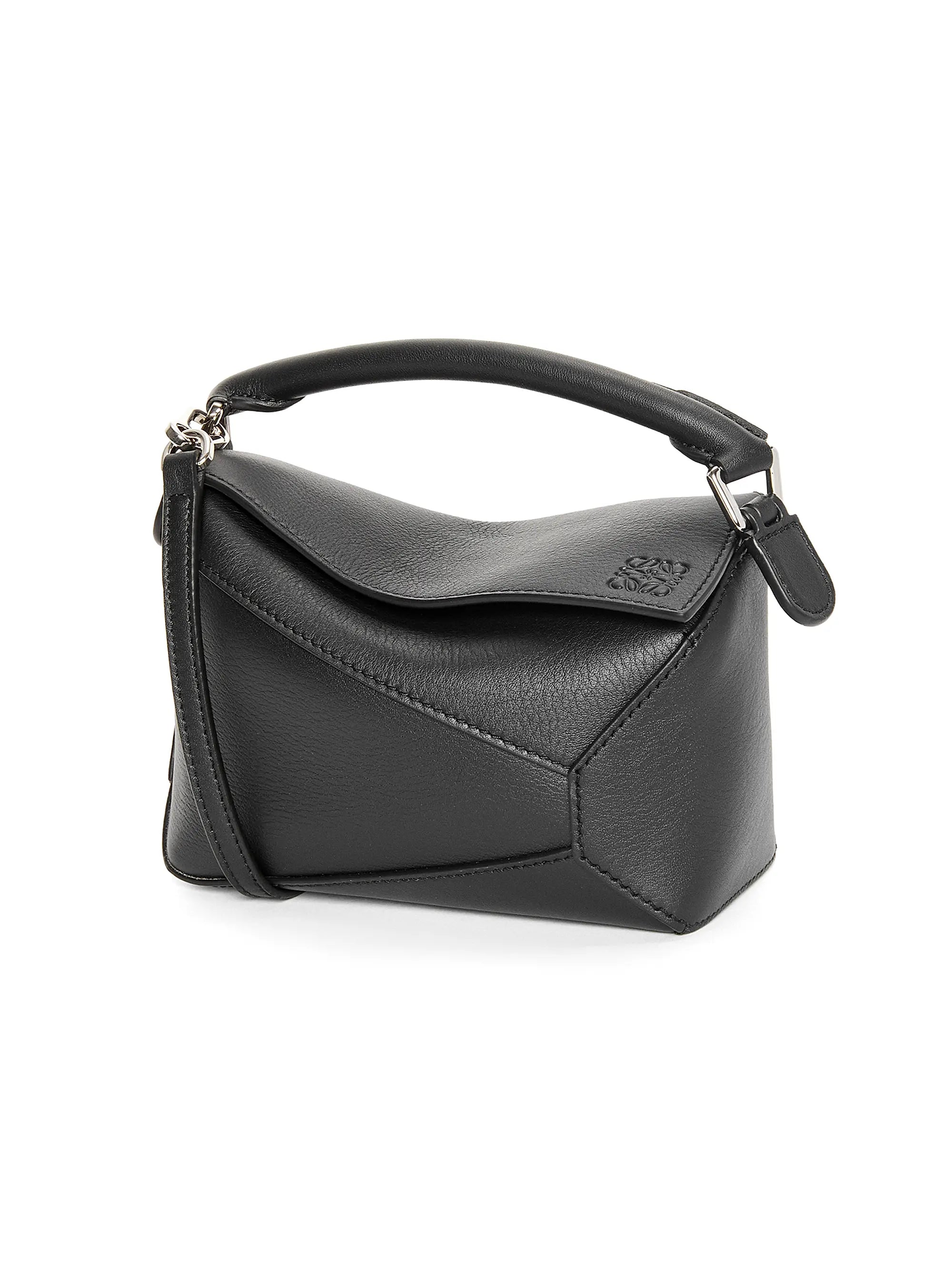 LOEWE Mini Puzzle Edge Leather Shoulder Bag