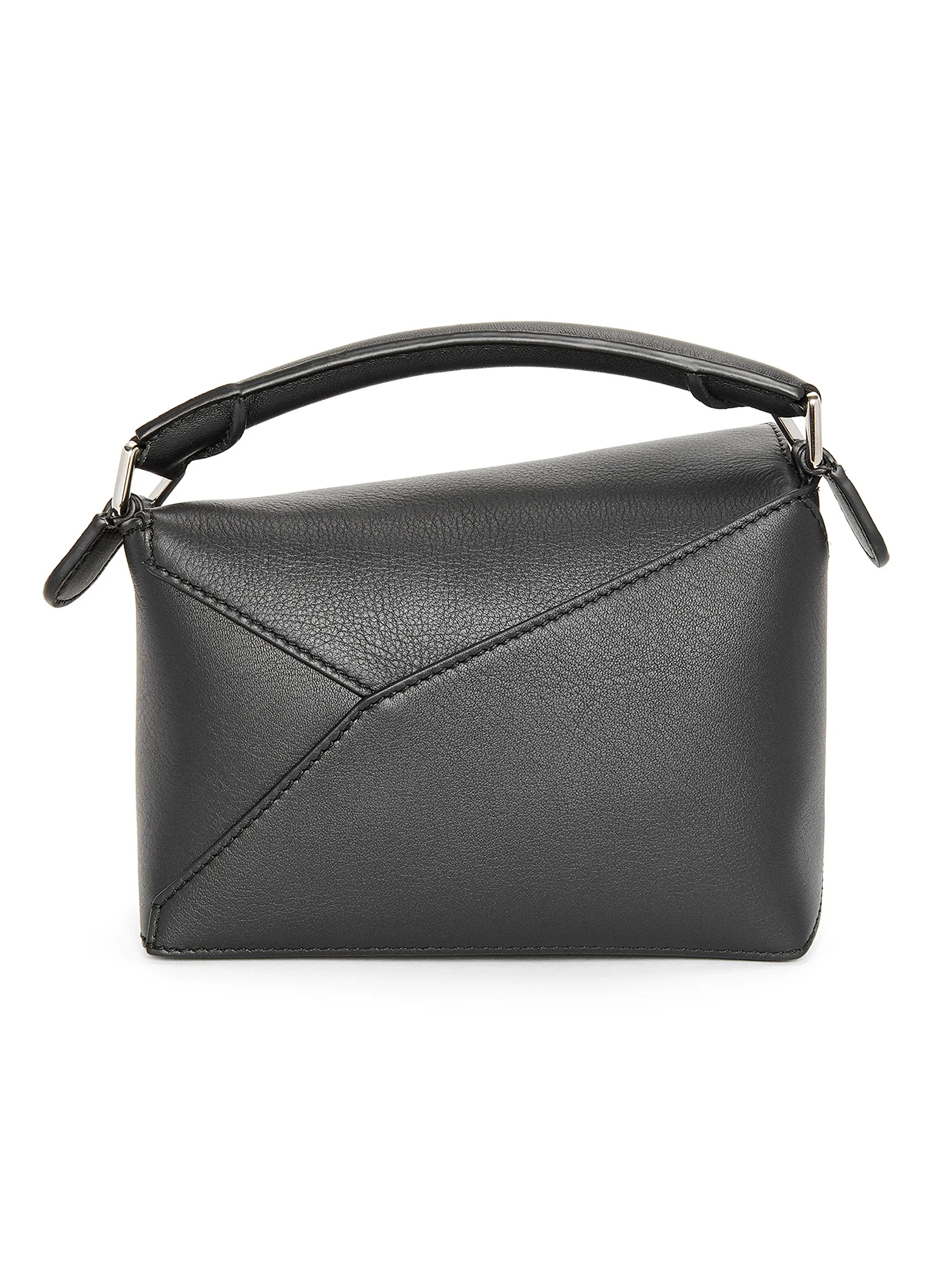 LOEWE Mini Puzzle Edge Leather Shoulder Bag