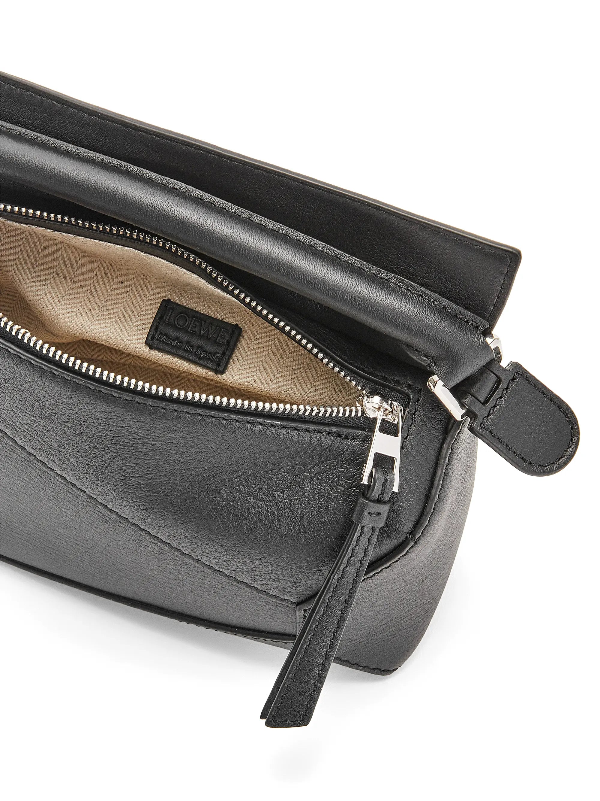 LOEWE Mini Puzzle Edge Leather Shoulder Bag