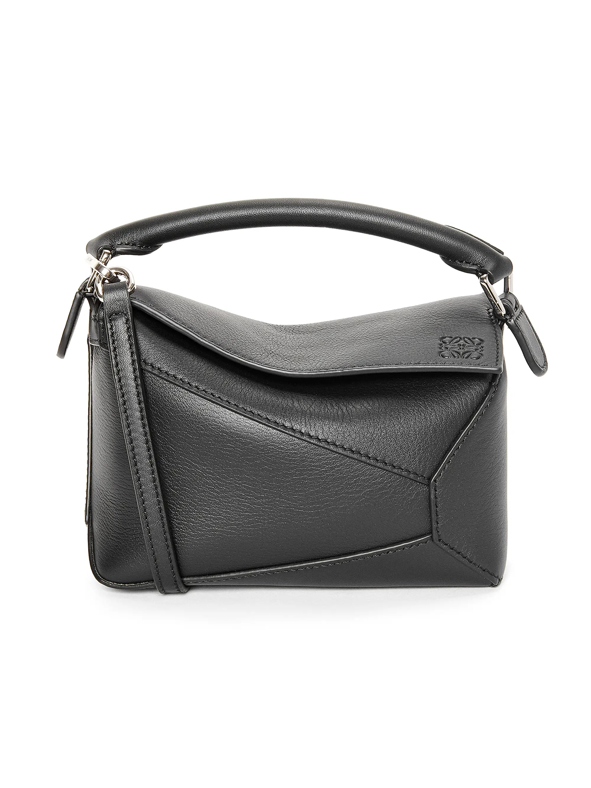 LOEWE Mini Puzzle Edge Leather Shoulder Bag