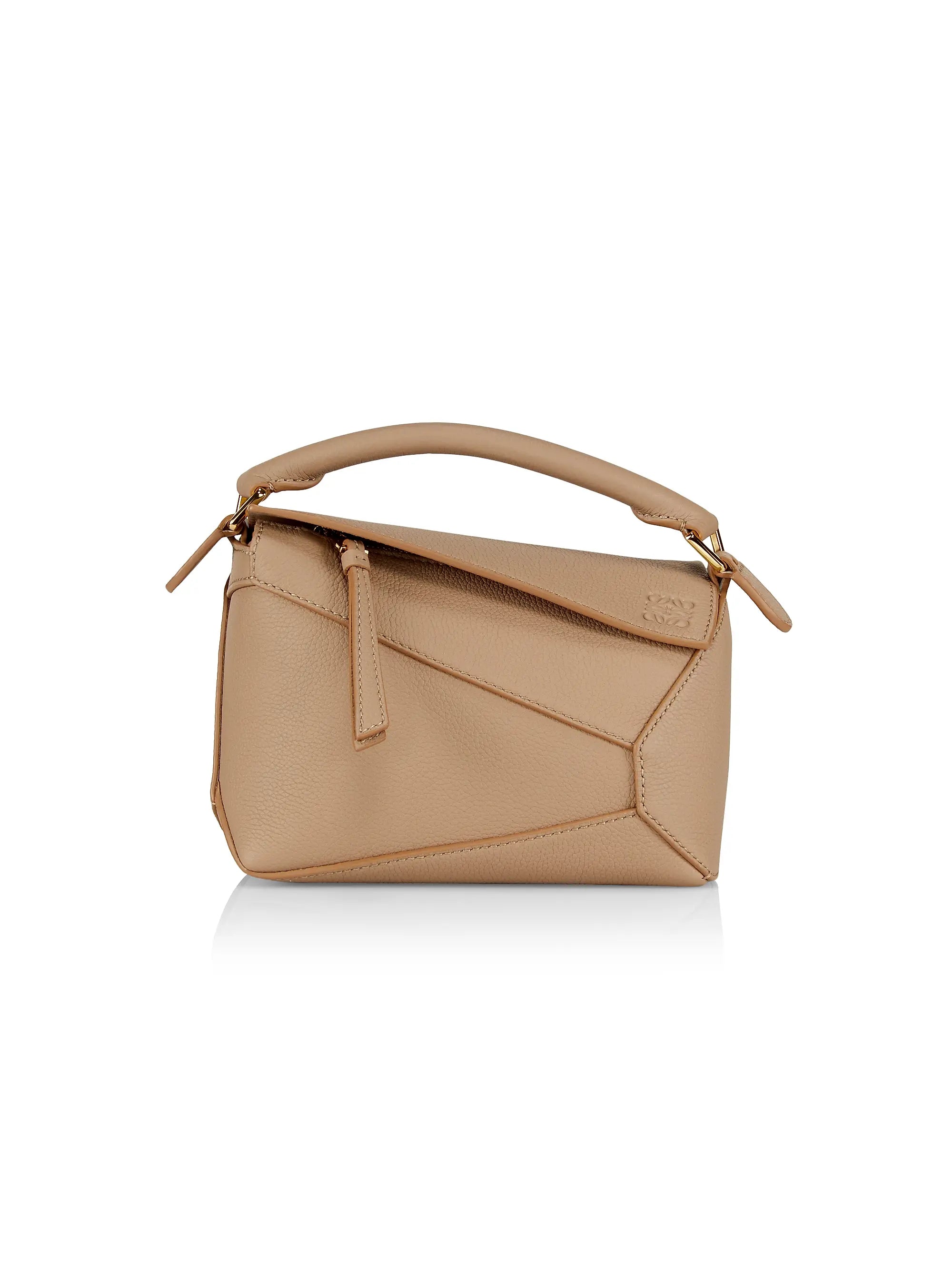 LOEWE Mini Puzzle Edge Leather Shoulder Bag