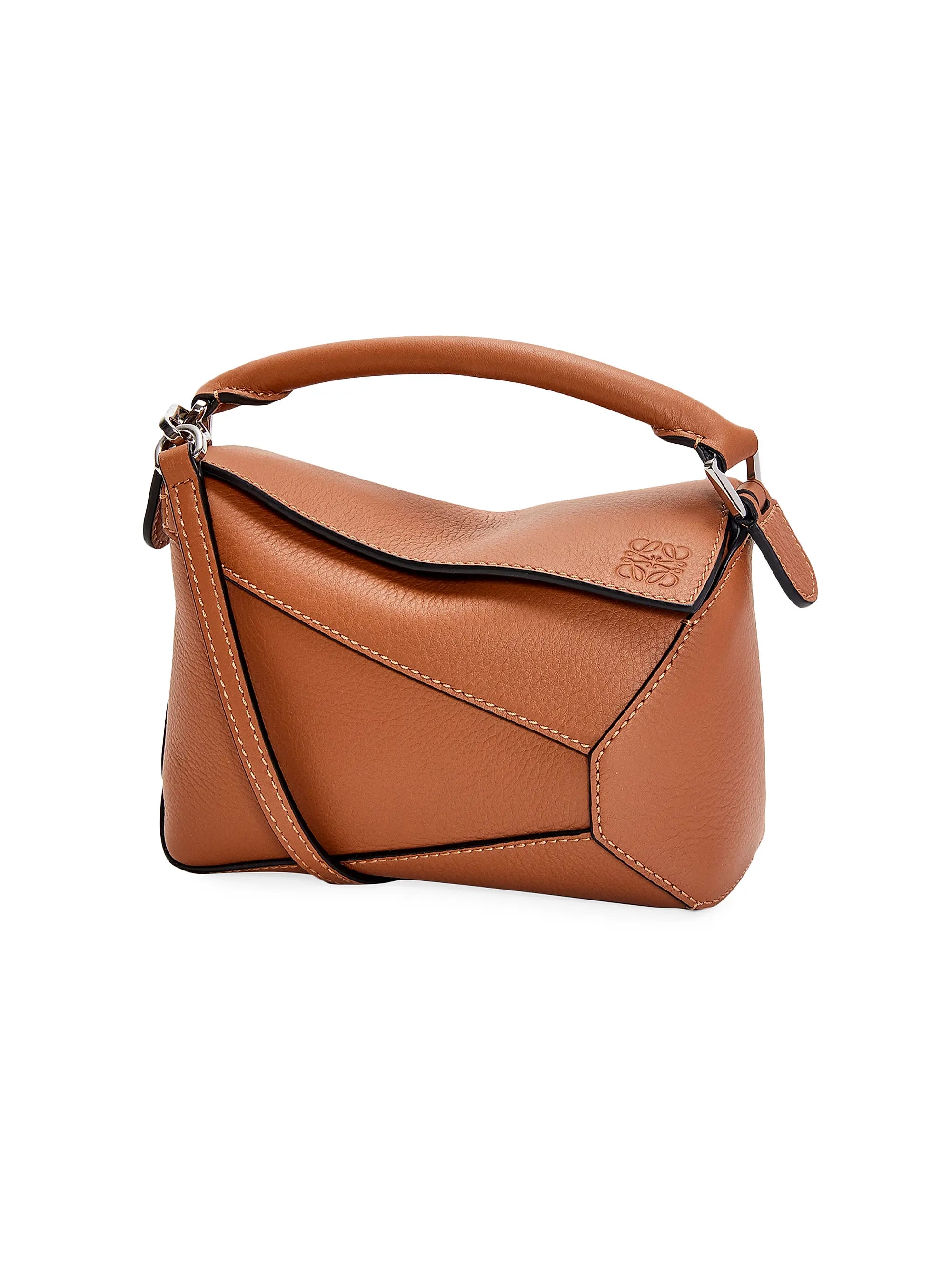 LOEWE Mini Puzzle Edge Leather Shoulder Bag