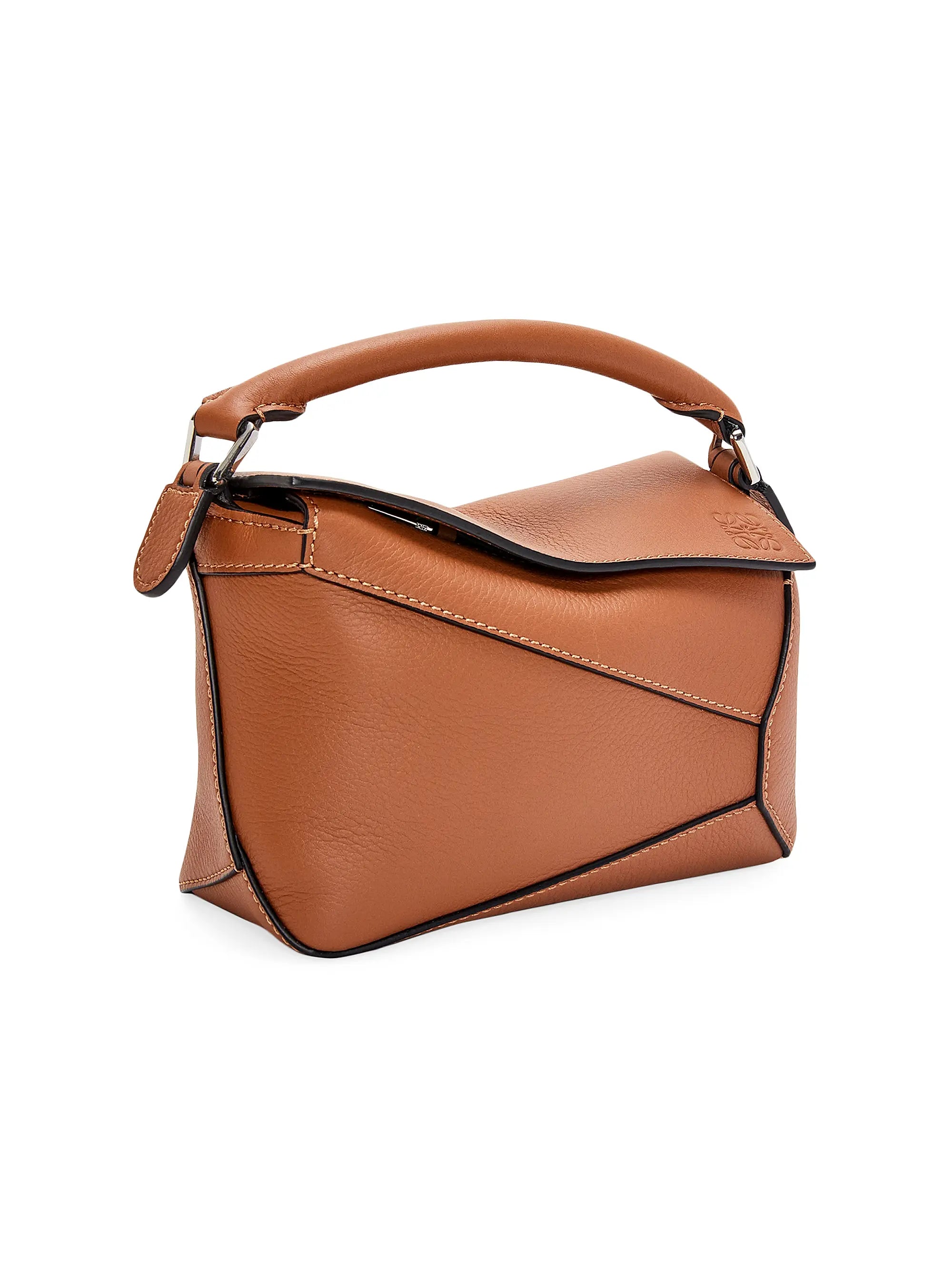 LOEWE Mini Puzzle Edge Leather Shoulder Bag