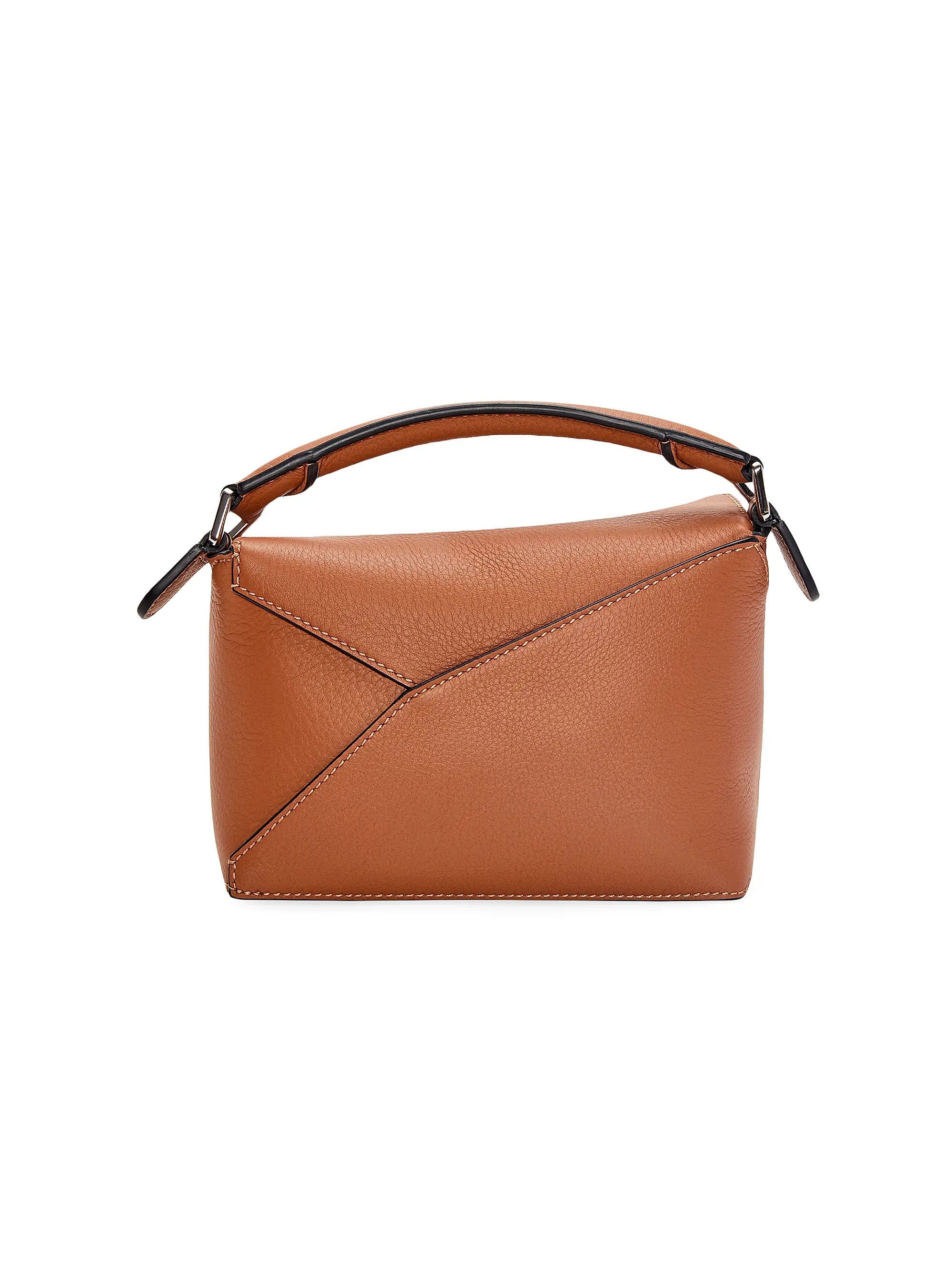 LOEWE Mini Puzzle Edge Leather Shoulder Bag