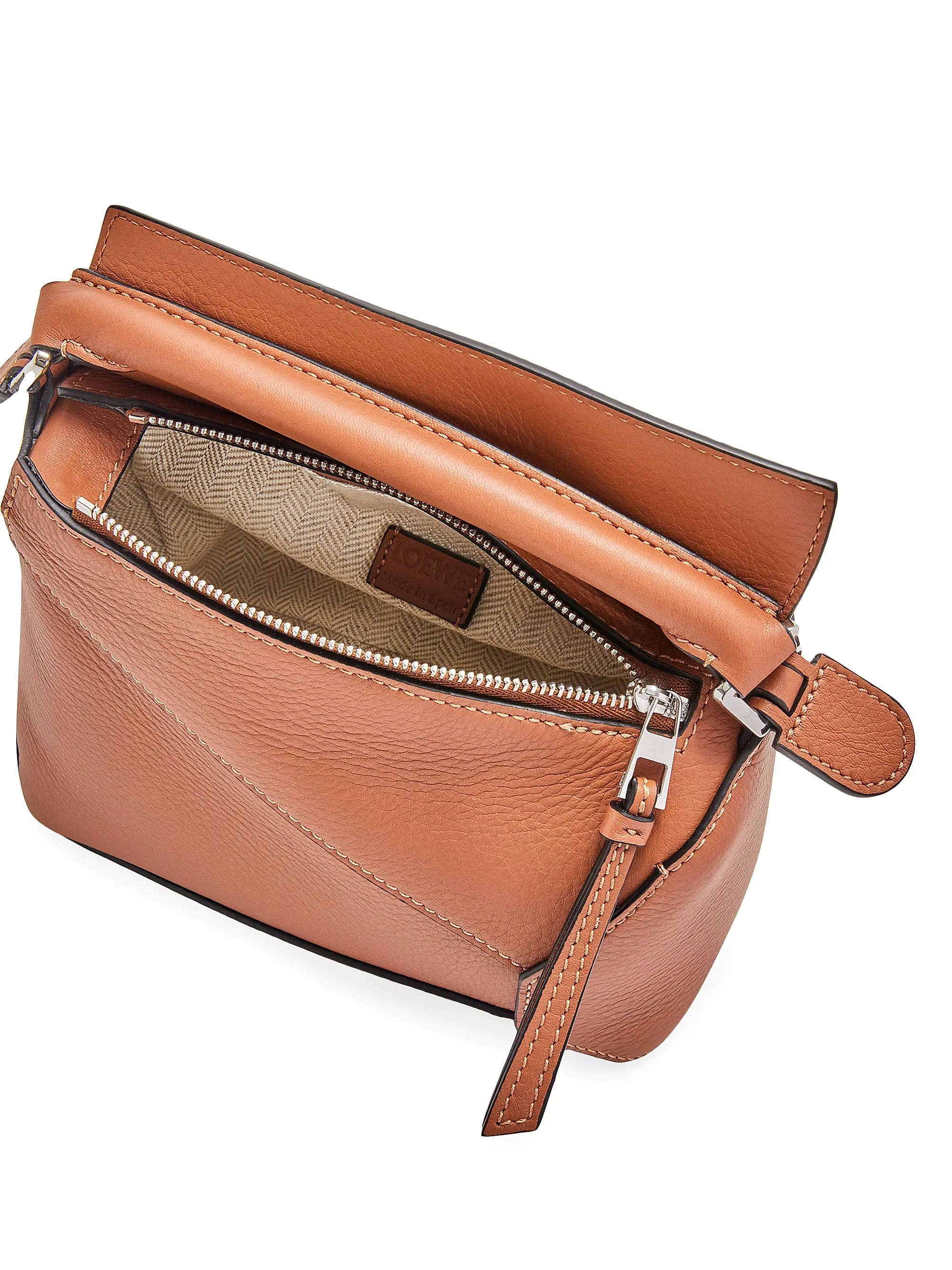 LOEWE Mini Puzzle Edge Leather Shoulder Bag