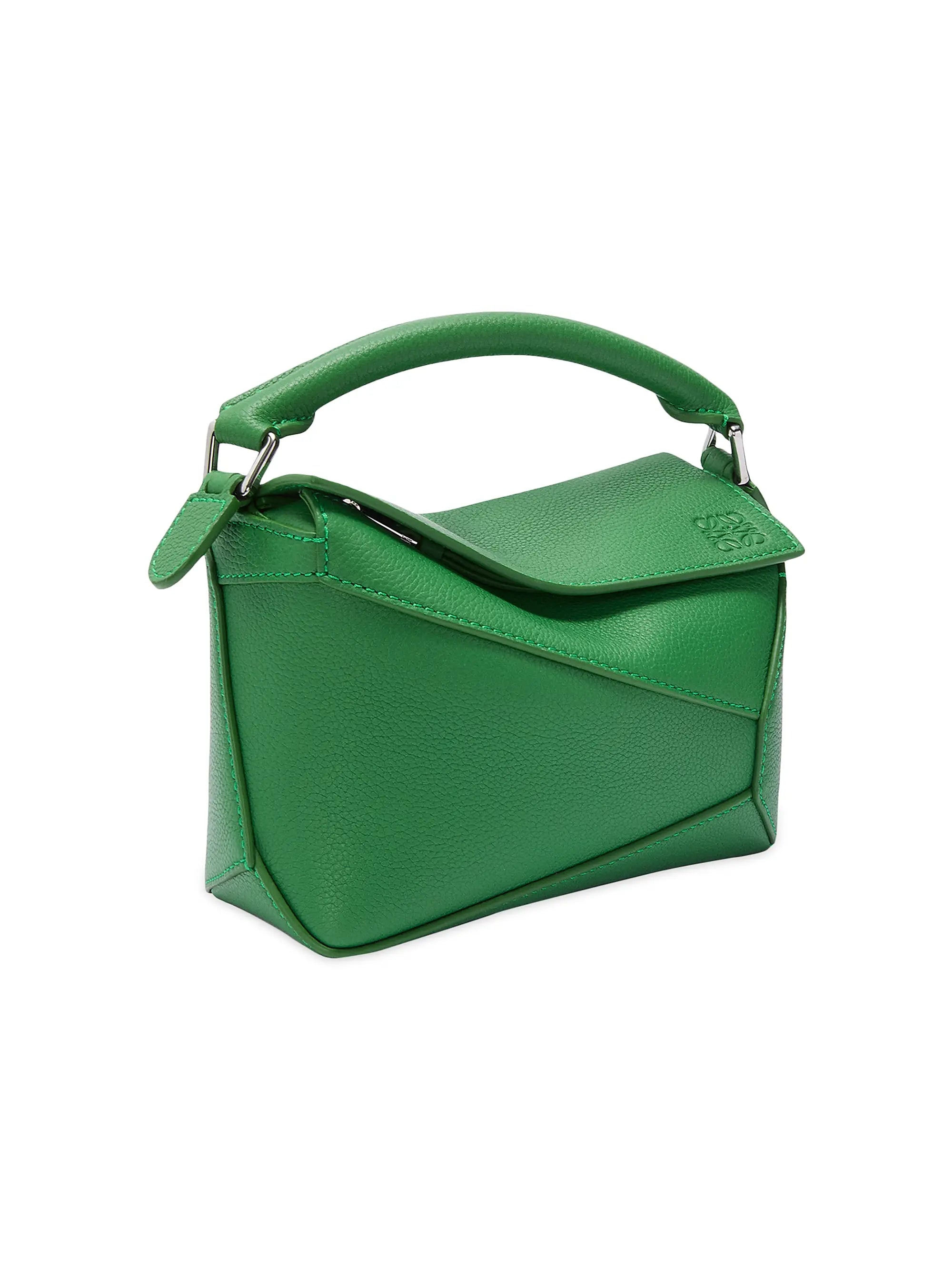 LOEWE Mini Puzzle Edge Leather Shoulder Bag