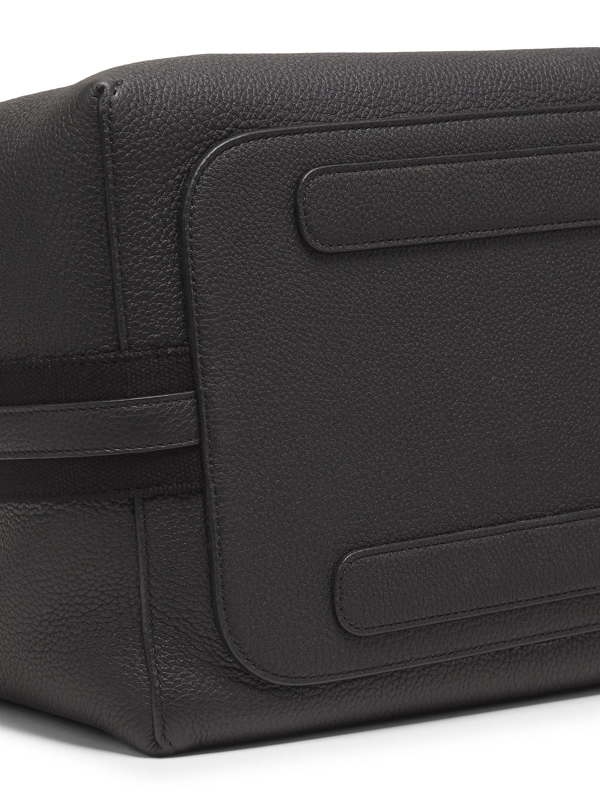Loro Piana Bale Leather Top Handle Bag