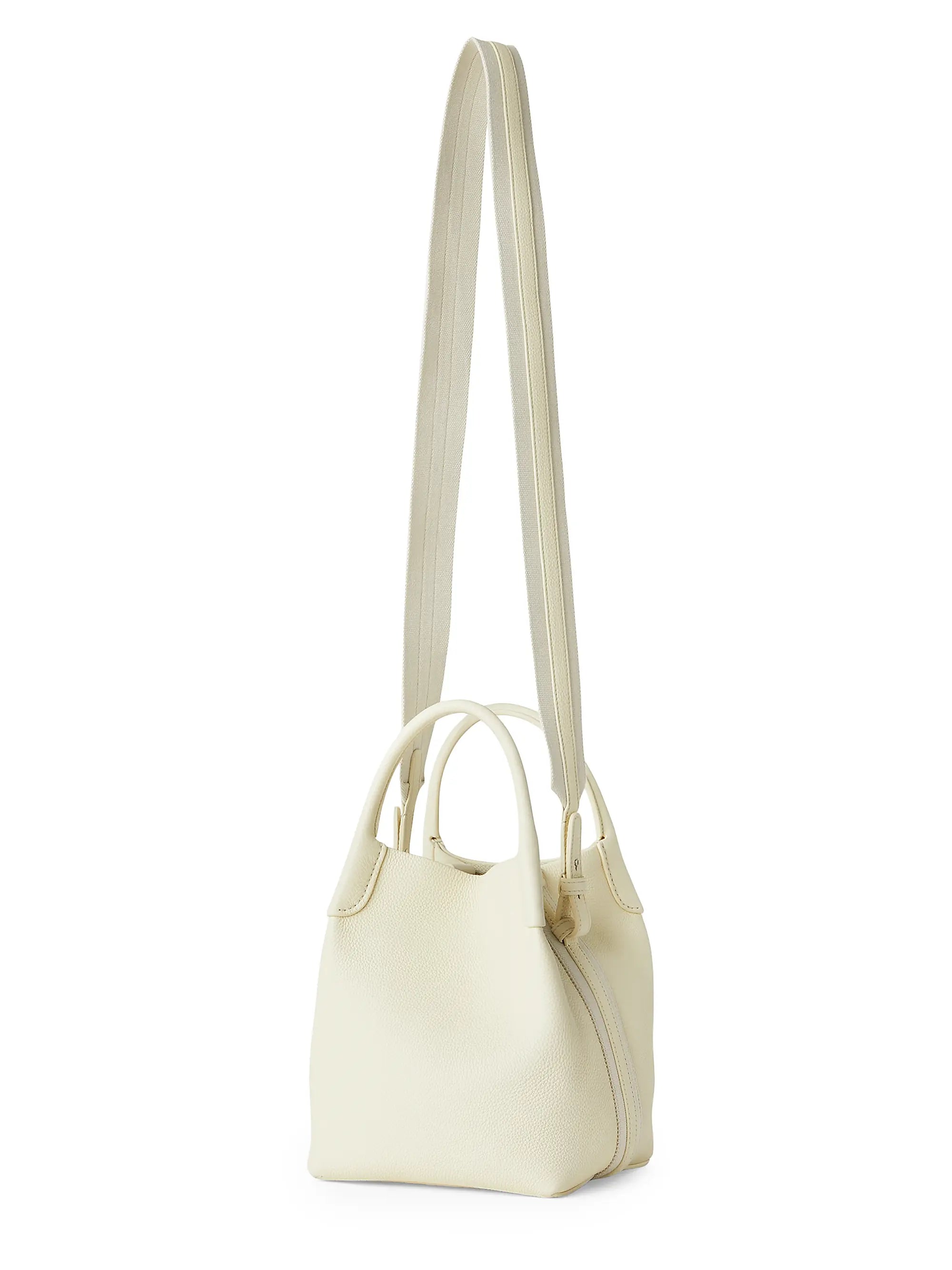 Loro Piana Bale Leather Top Handle Bag