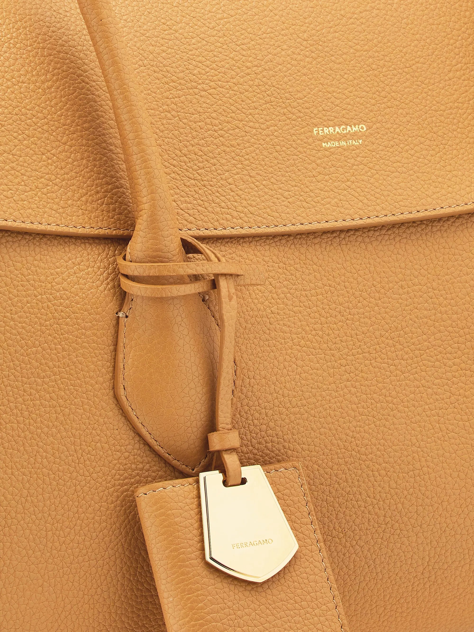 FERRAGAMO Large Firenze Leather Tote Bag