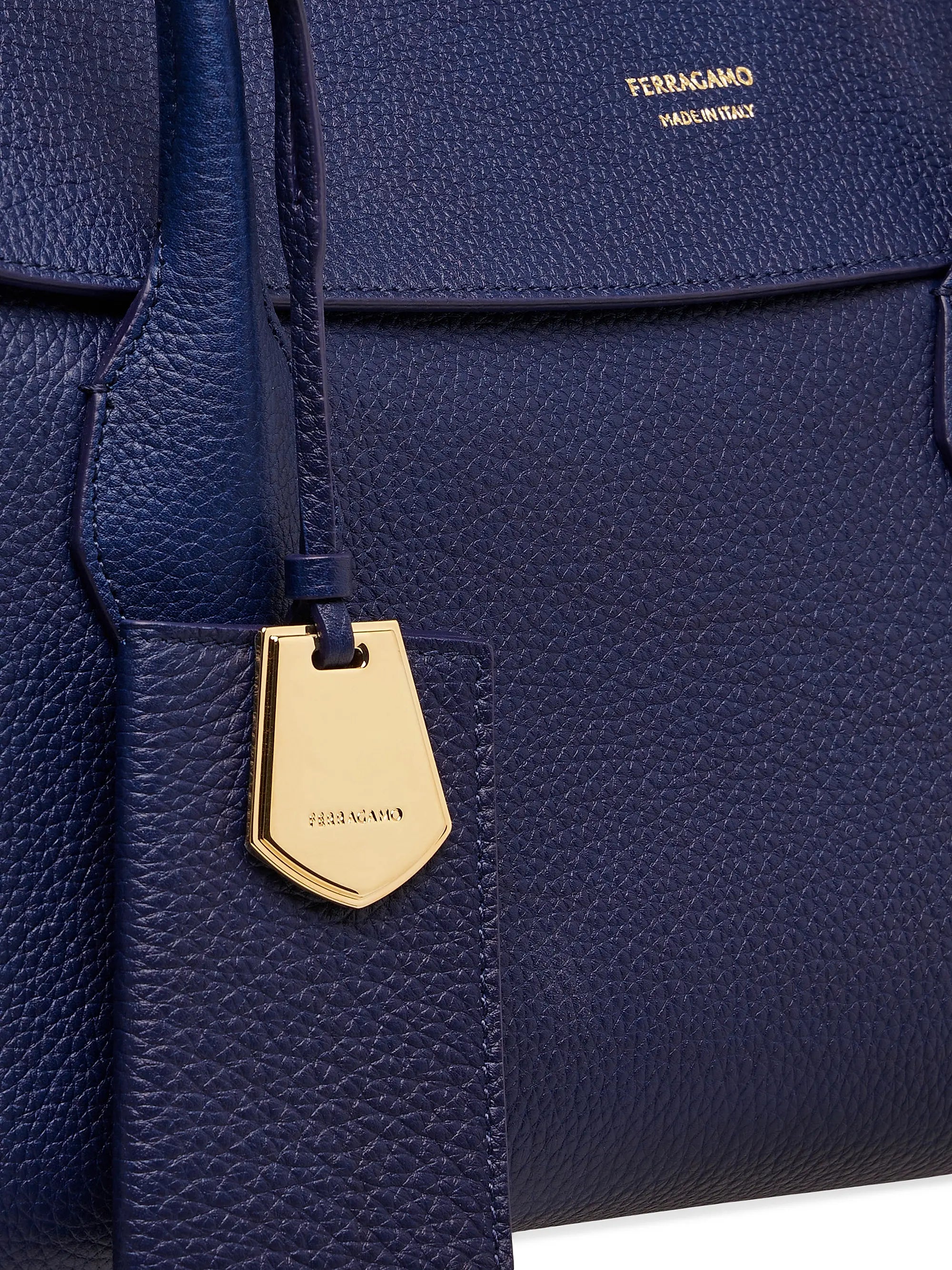 FERRAGAMO Large Firenze Leather Tote Bag