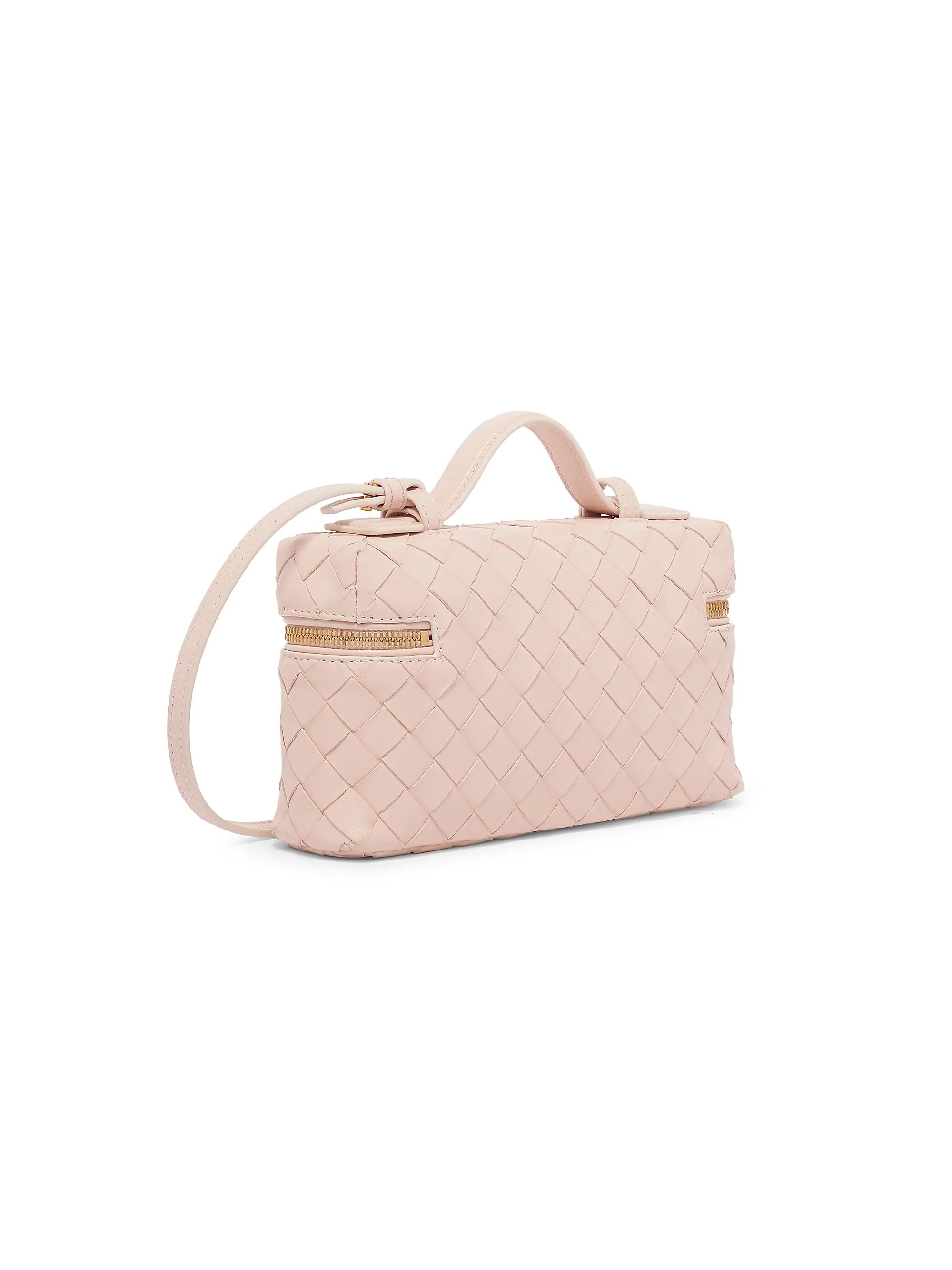 Bottega Veneta Bang Bang Intrecciato Leather Crossbody Vanity Case Bag