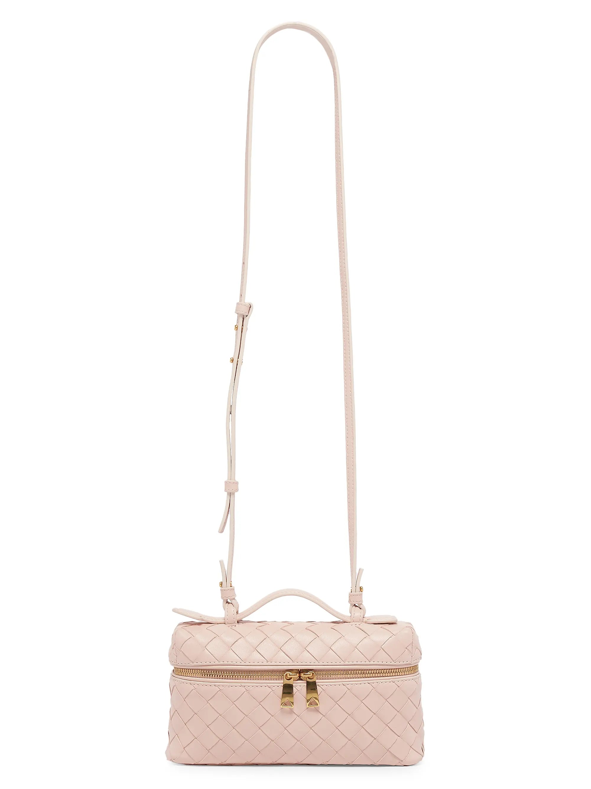 Bottega Veneta Bang Bang Intrecciato Leather Crossbody Vanity Case Bag