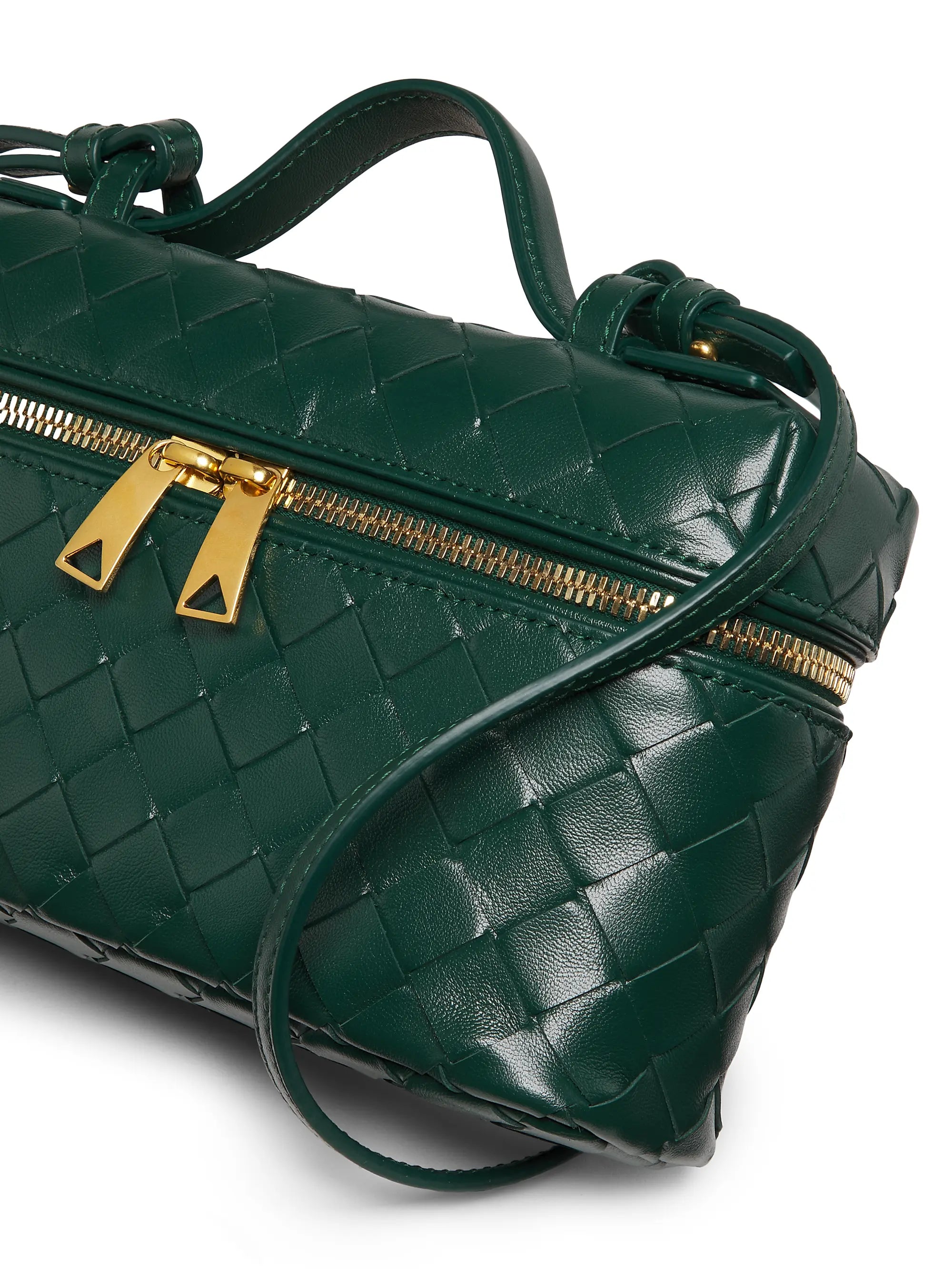 Bottega Veneta Bang Bang Intrecciato Leather Crossbody Vanity Case Bag