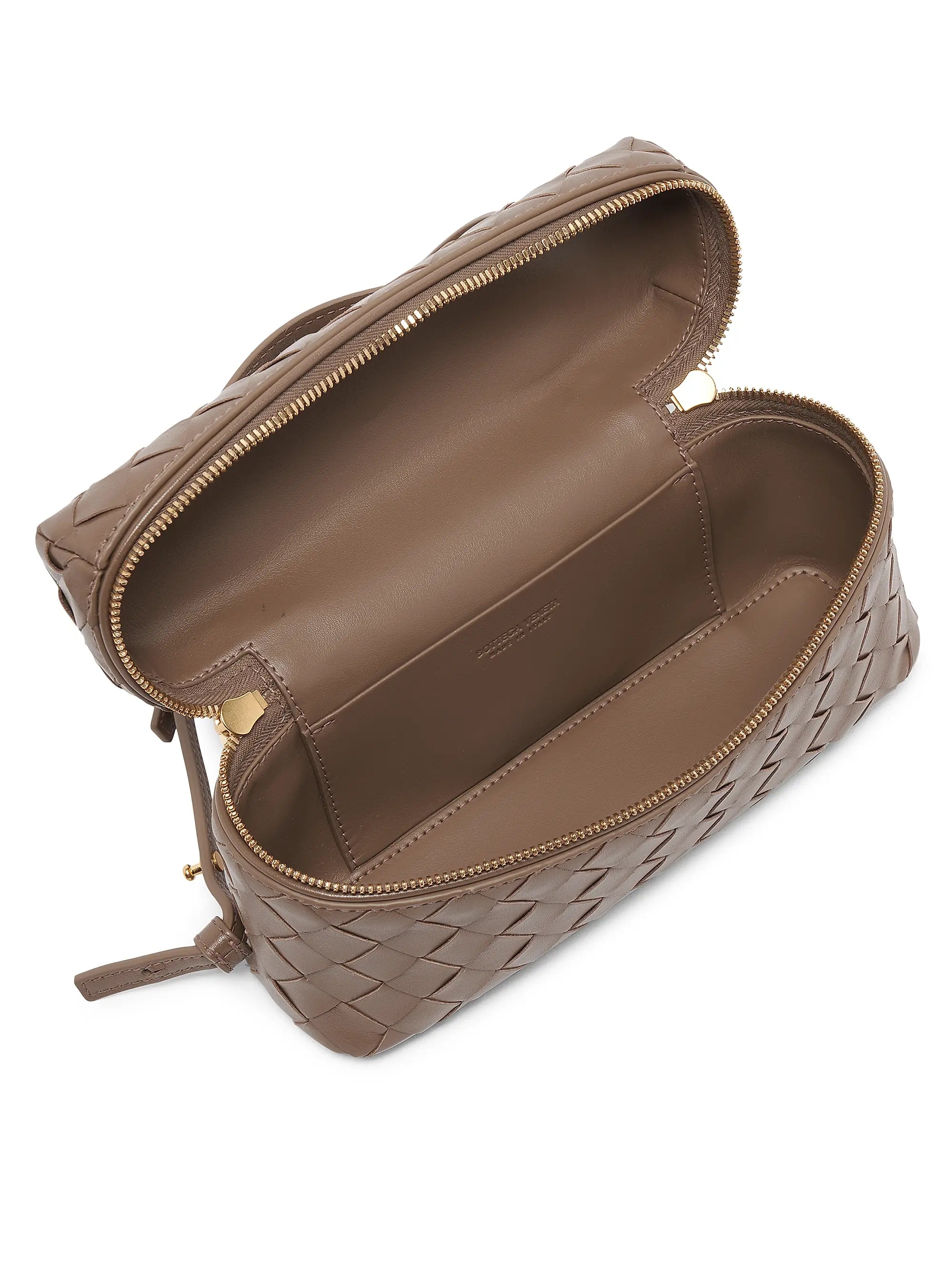 Bottega Veneta Bang Bang Intrecciato Leather Crossbody Vanity Case Bag
